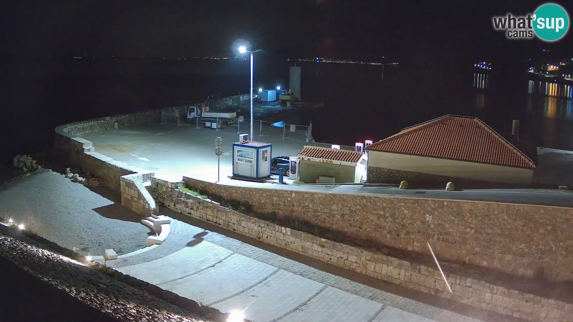 Senj Harbour Webcam – Breakwater & Lighthouse Live View