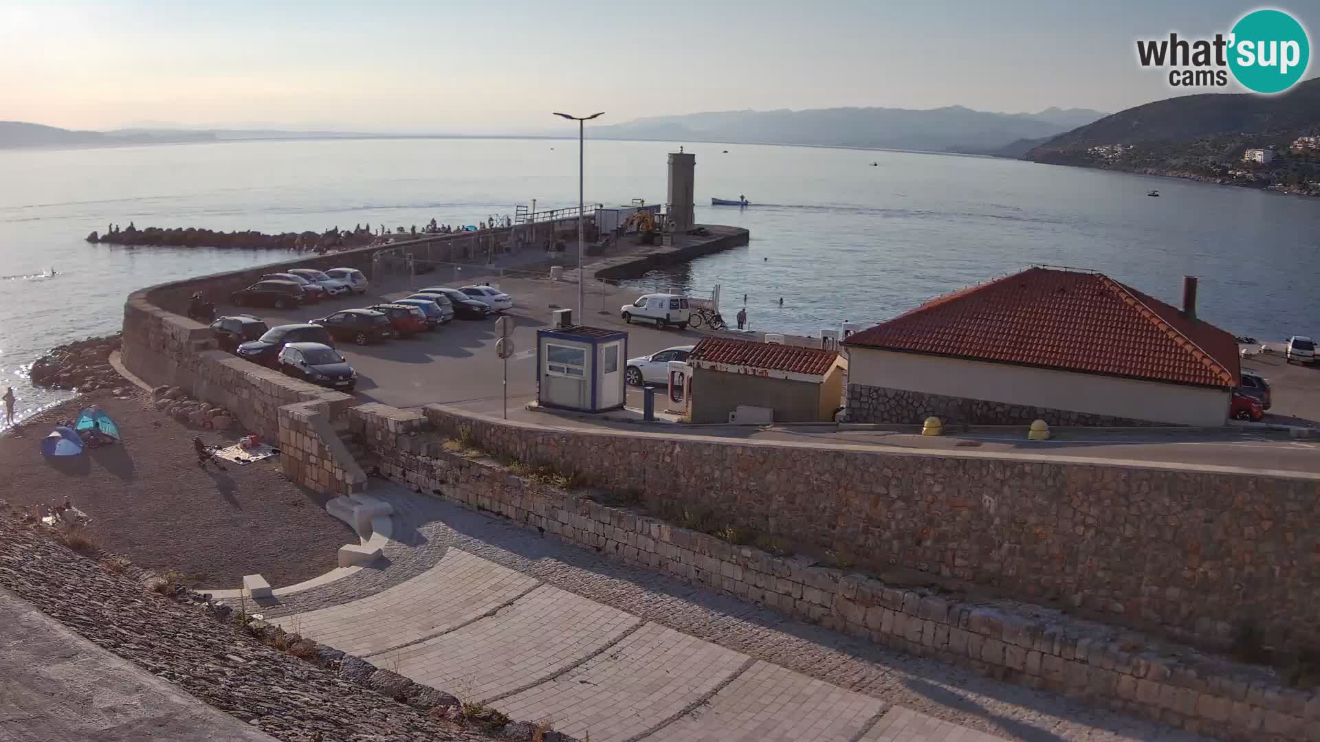 Senj Harbour Webcam – Breakwater & Lighthouse Live View