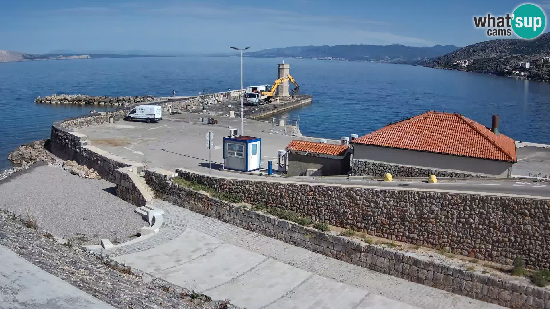 Senj Harbour Webcam – Breakwater & Lighthouse Live View