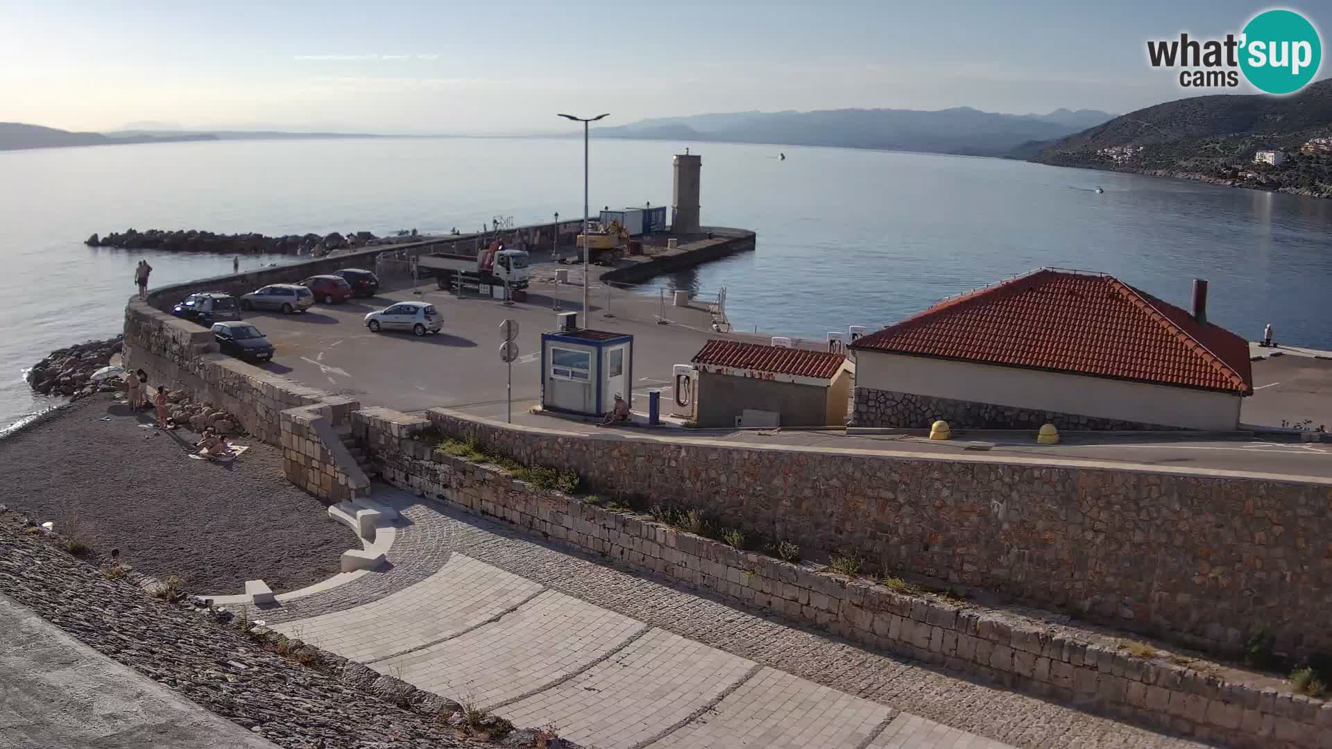 Senj Harbour Webcam – Breakwater & Lighthouse Live View