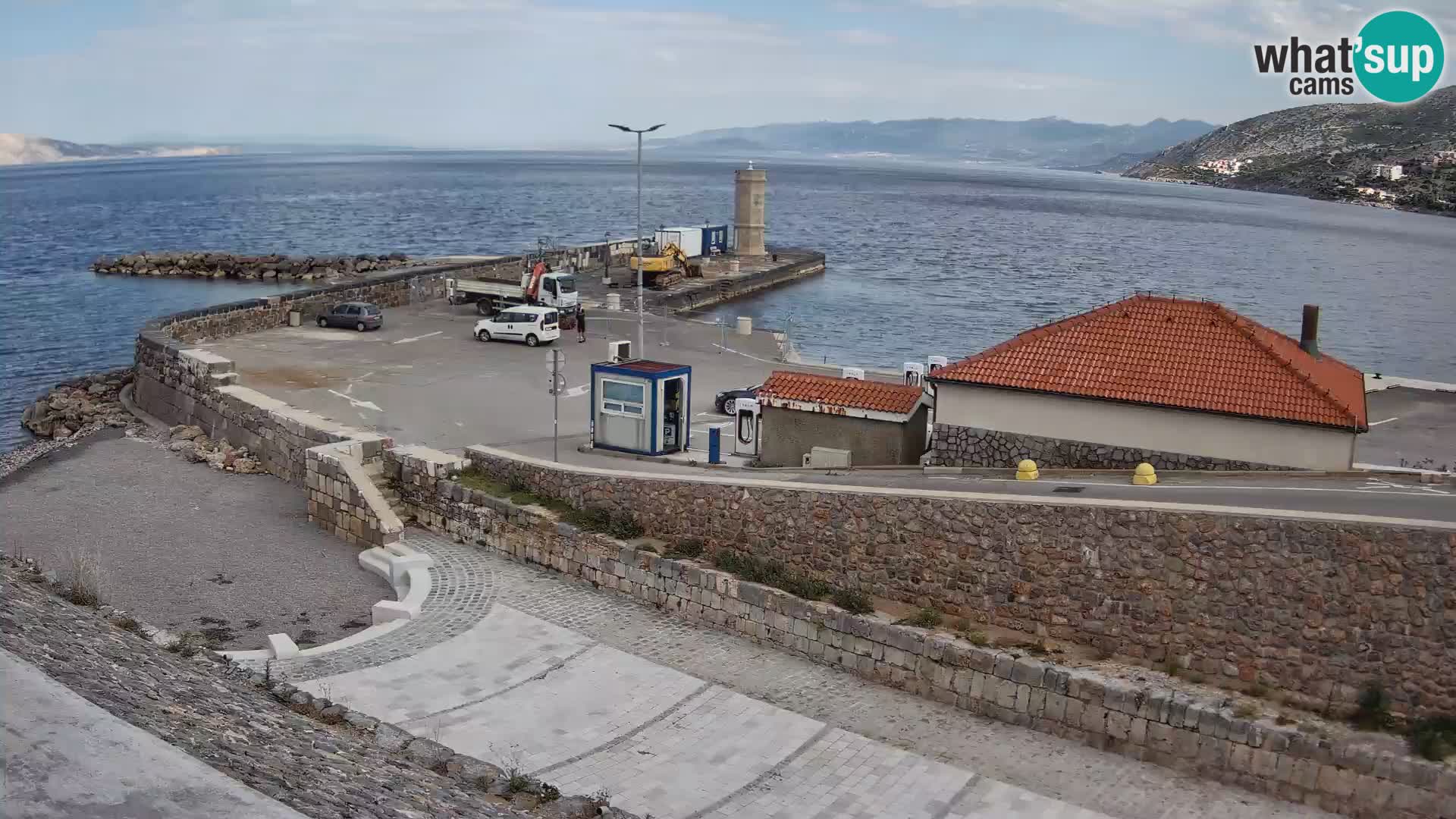 Web kamera Senj luka – Lukobran i svjetionik uživo