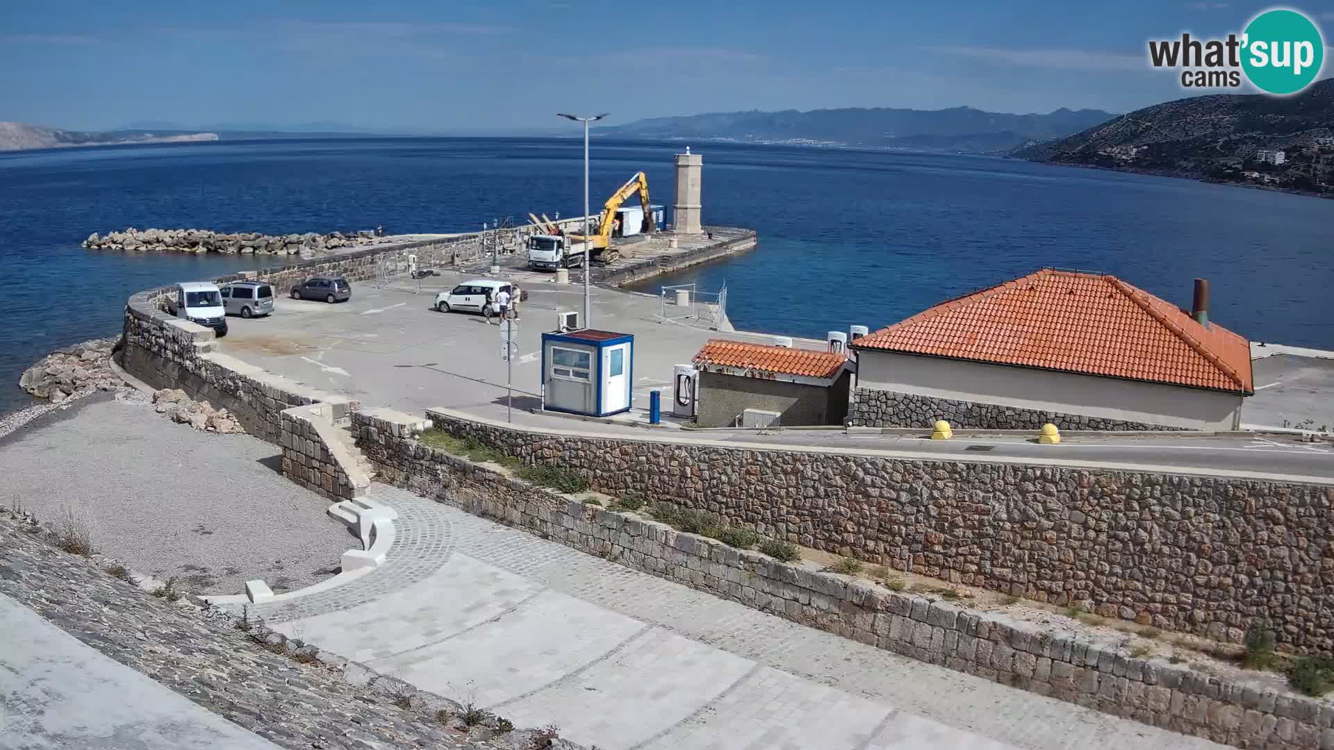 Senj Harbour Webcam – Breakwater & Lighthouse Live View