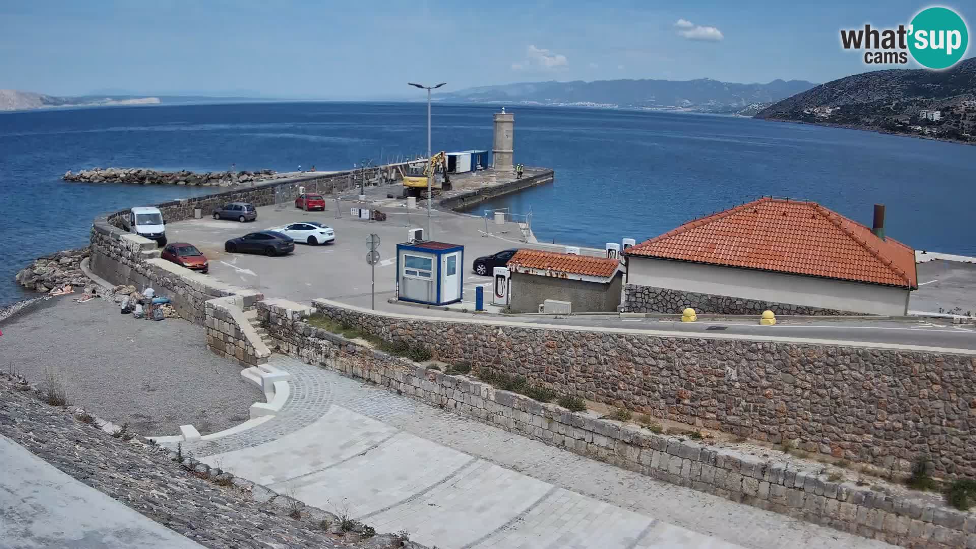 Senj Harbour Webcam – Breakwater & Lighthouse Live View