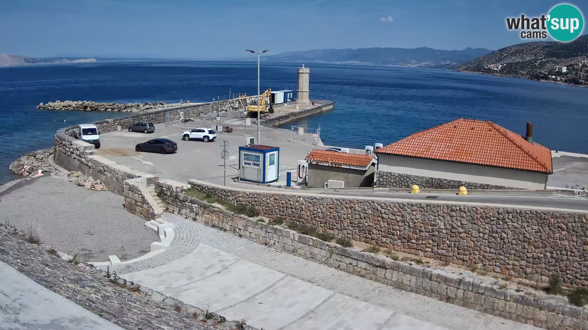 Senj Harbour Webcam – Breakwater & Lighthouse Live View