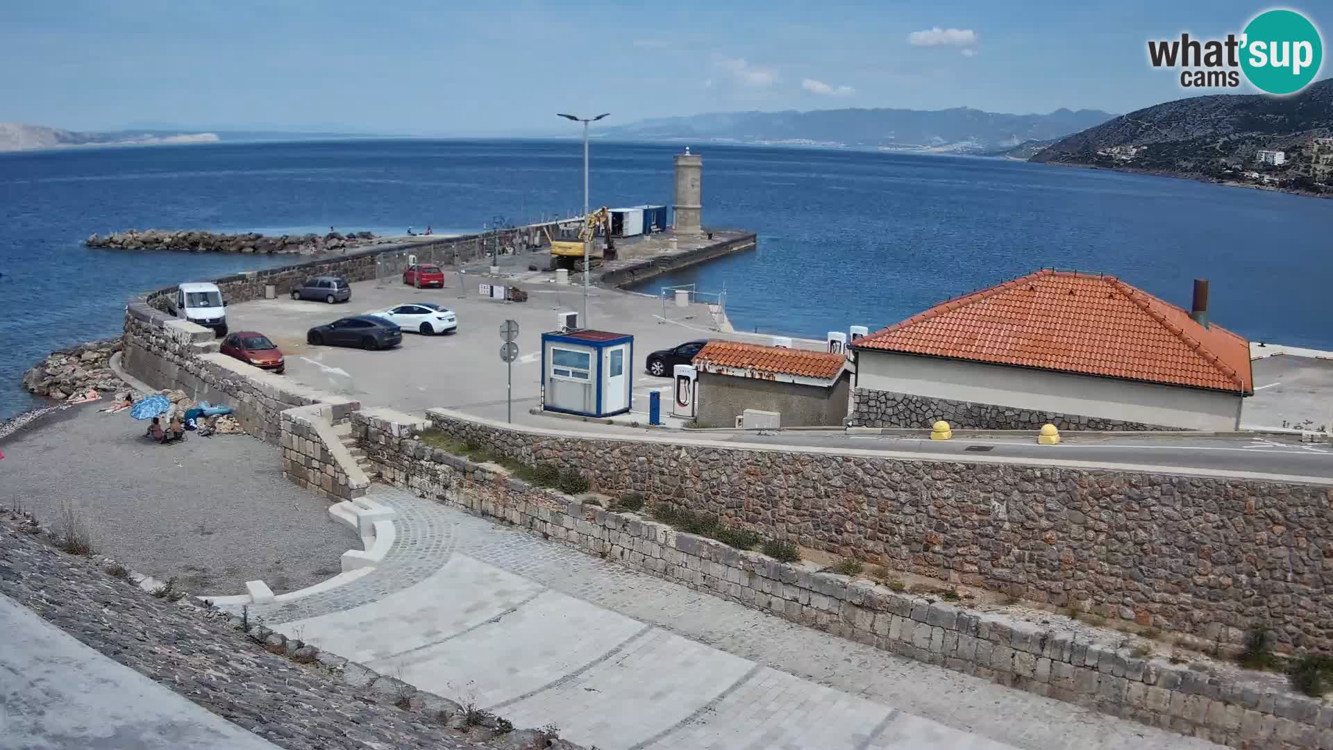 Senj Harbour Webcam – Breakwater & Lighthouse Live View
