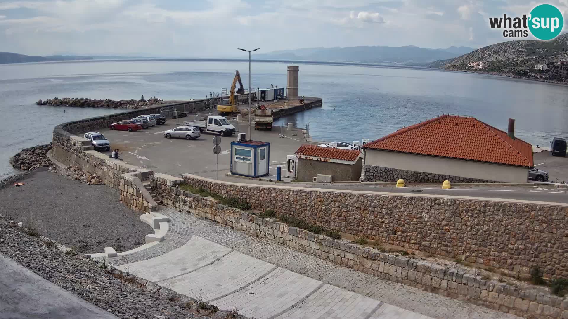 Senj Harbour Webcam – Breakwater & Lighthouse Live View
