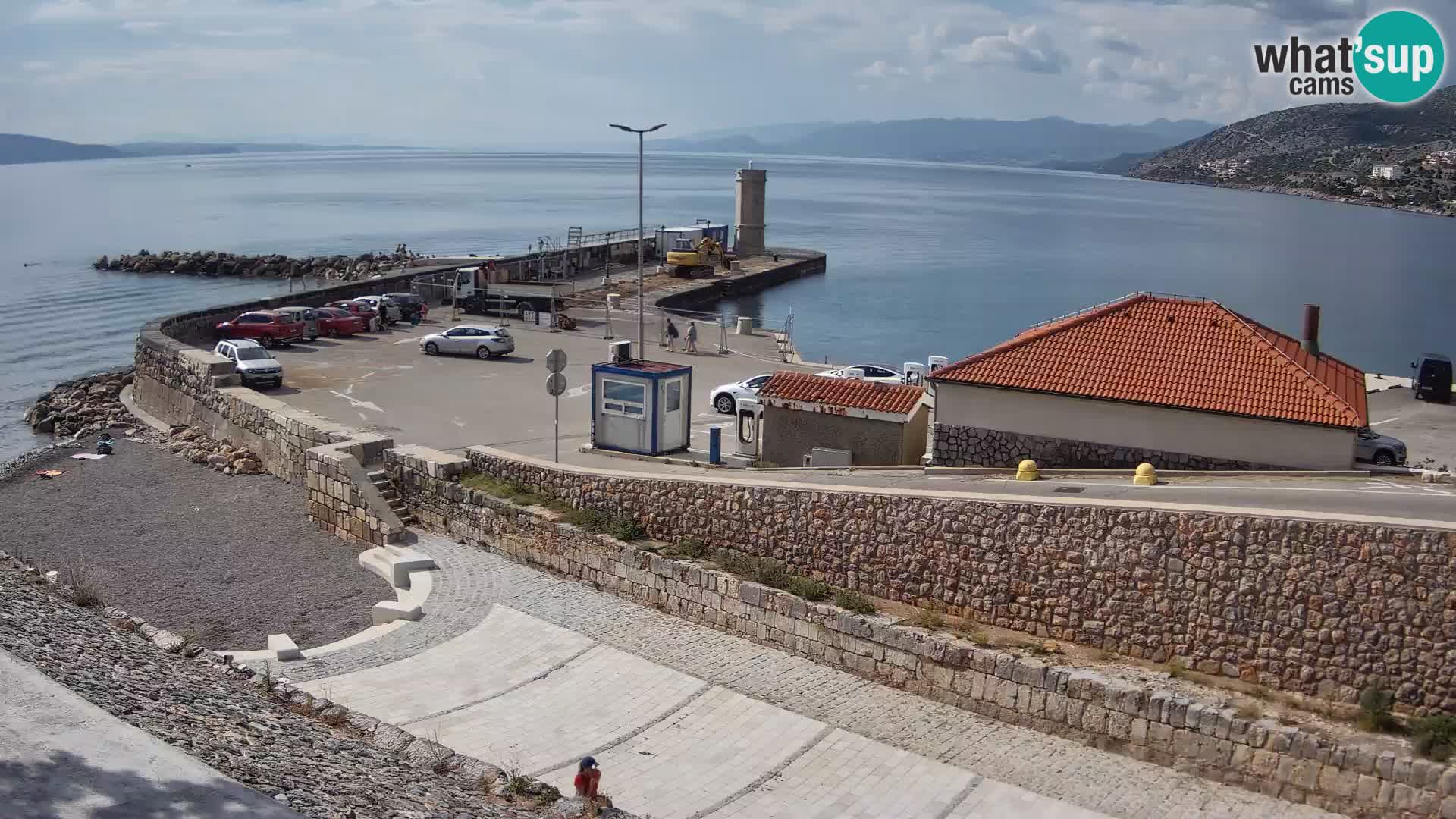 Webcam Porto di Segna – Frangiflutti e Faro in diretta