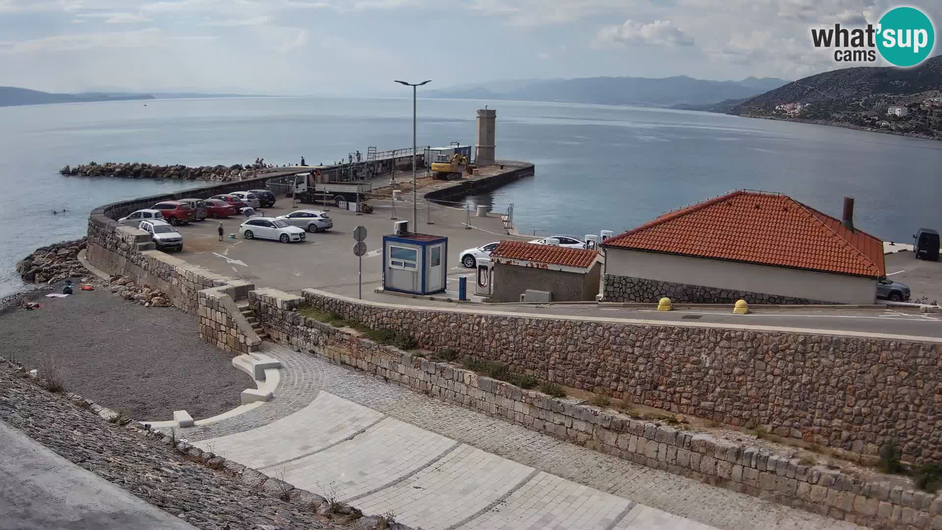 Webcam Porto di Segna – Frangiflutti e Faro in diretta