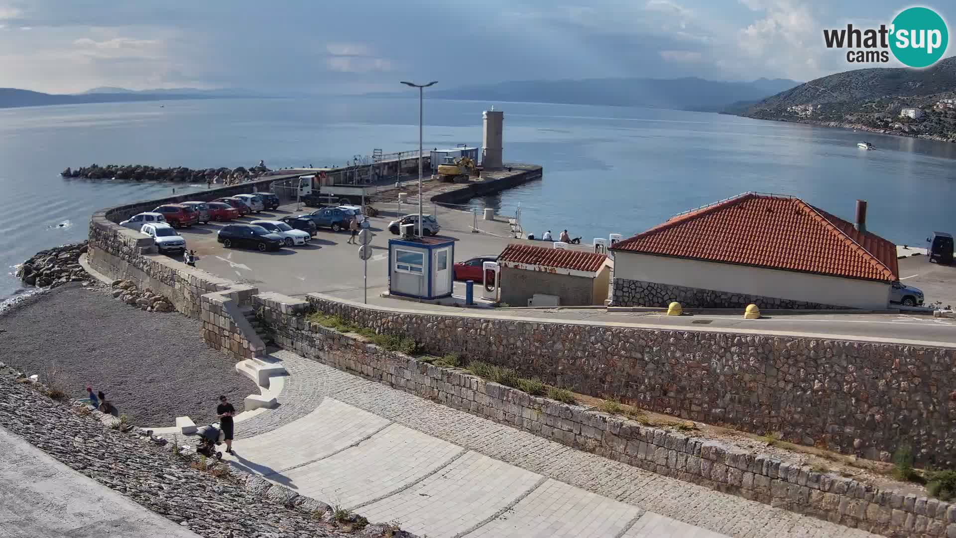 Senj Harbour Webcam – Breakwater & Lighthouse Live View