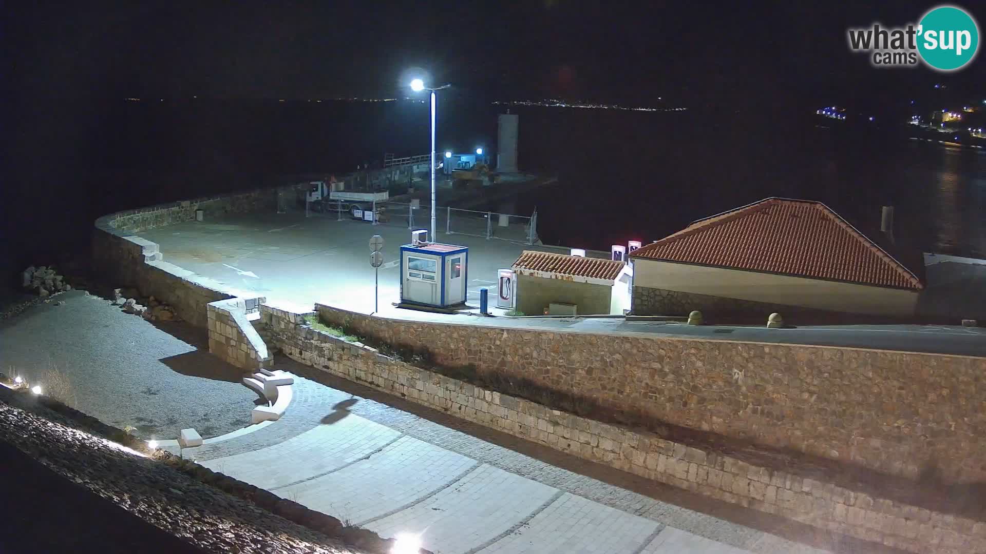 Senj Harbour Webcam – Breakwater & Lighthouse Live View
