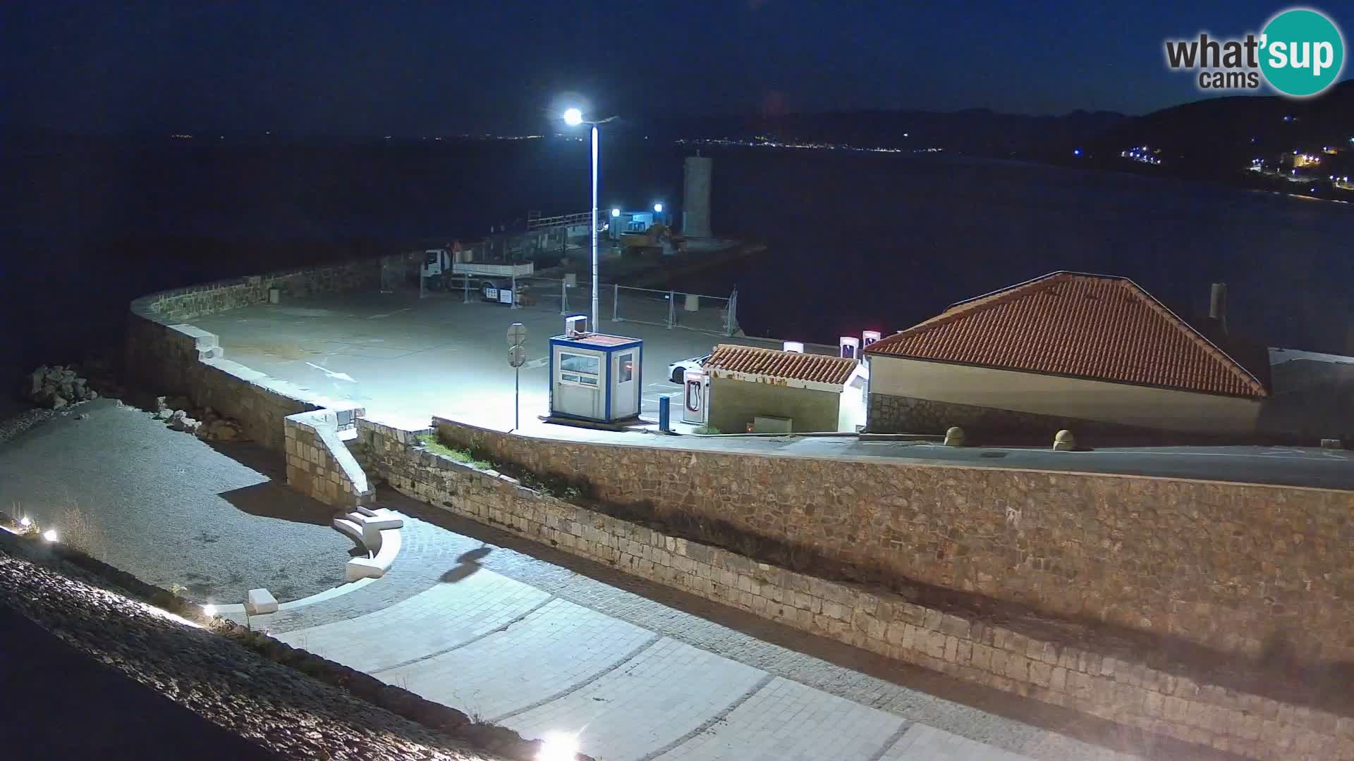 Senj Harbour Webcam – Breakwater & Lighthouse Live View