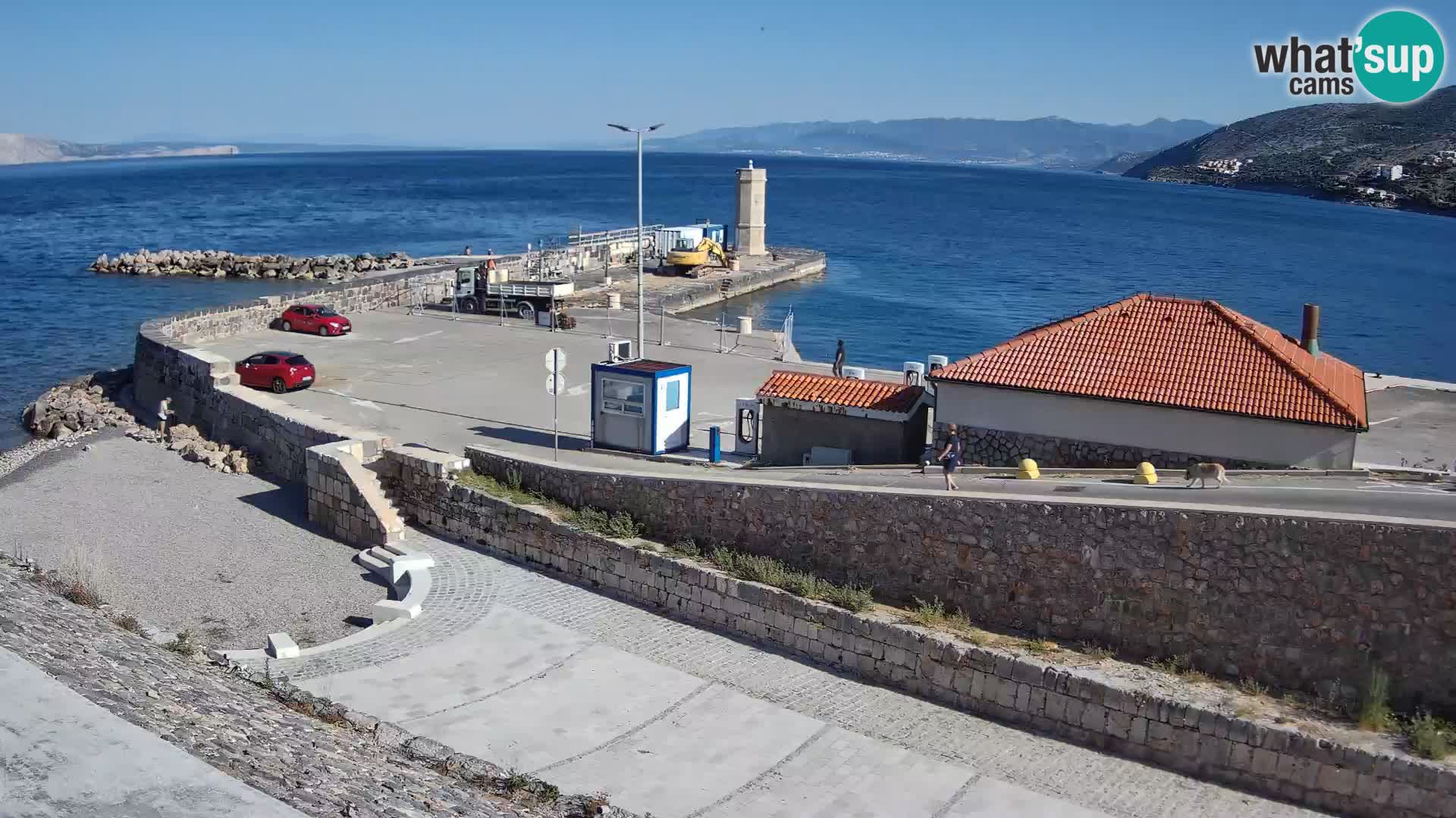 Webcam Porto di Segna – Frangiflutti e Faro in diretta