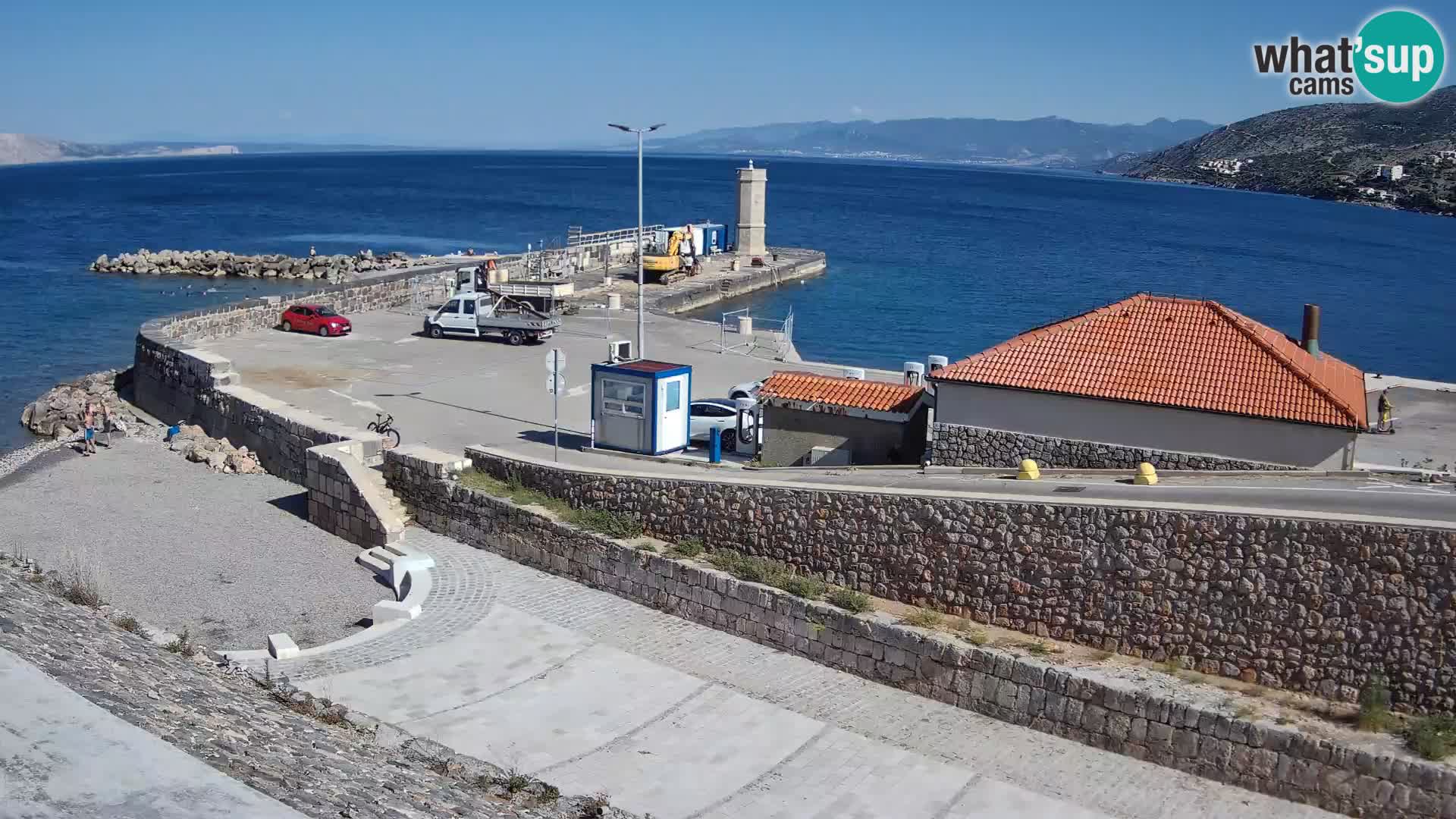 Senj Harbour Webcam – Breakwater & Lighthouse Live View