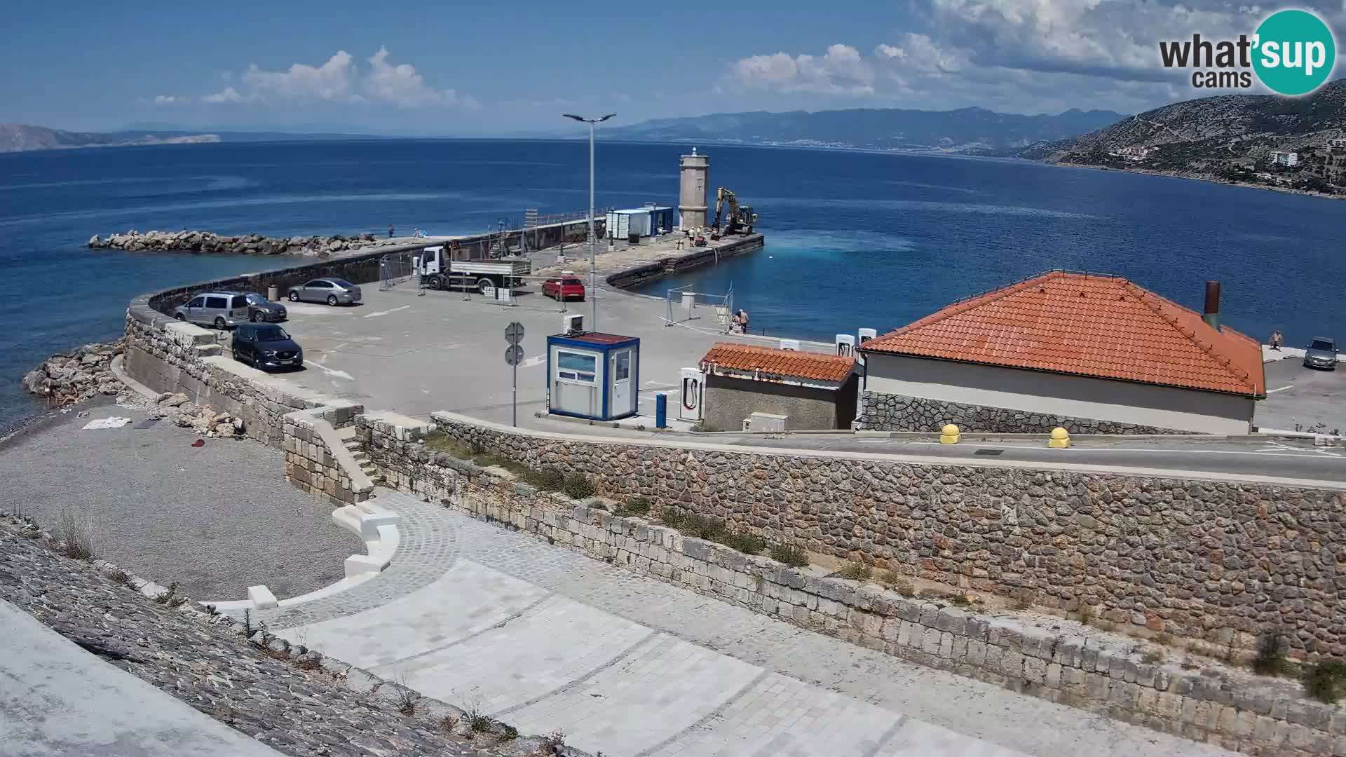 Web kamera Senj luka – Lukobran i svjetionik uživo