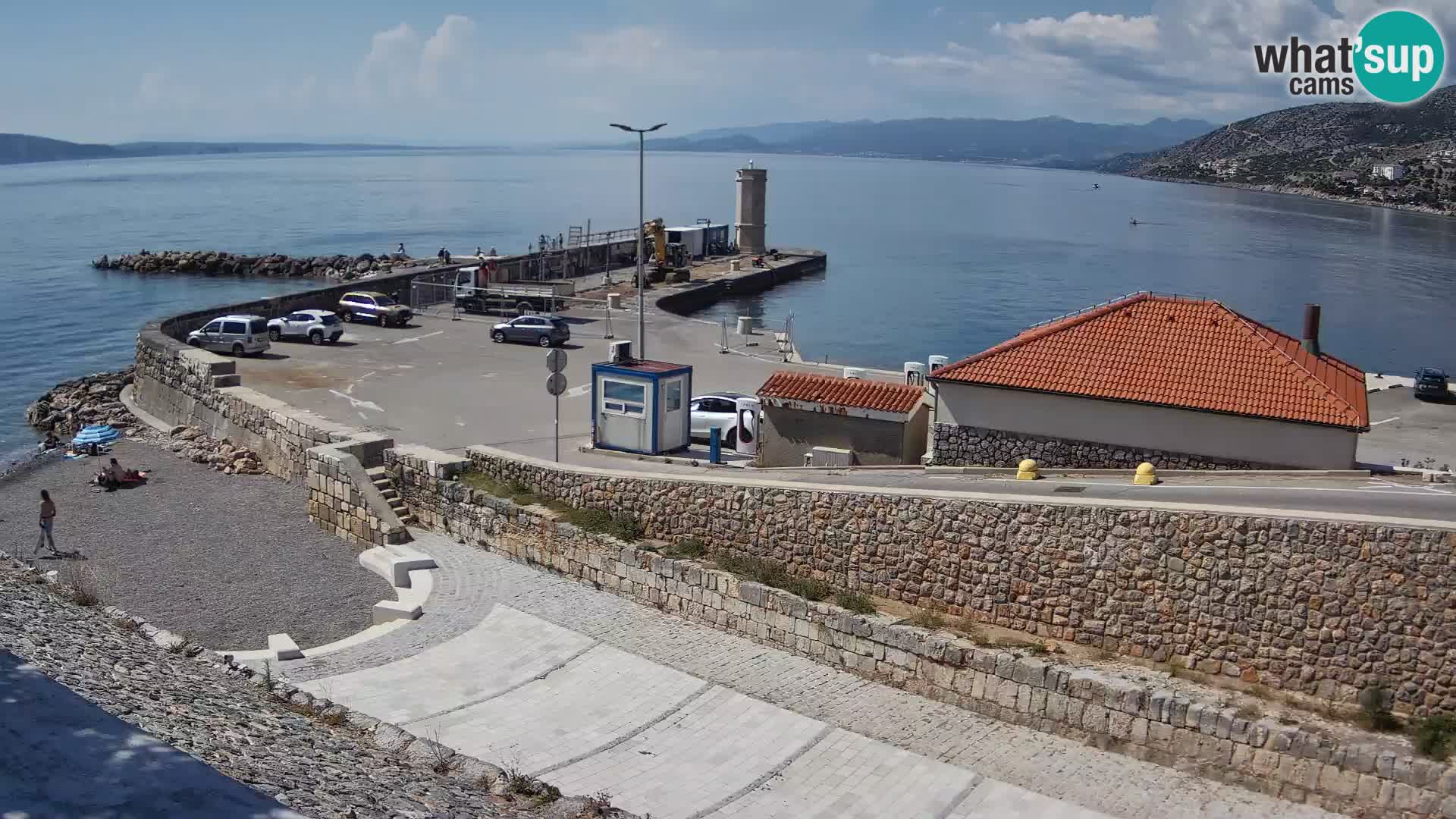 Webcam Porto di Segna – Frangiflutti e Faro in diretta
