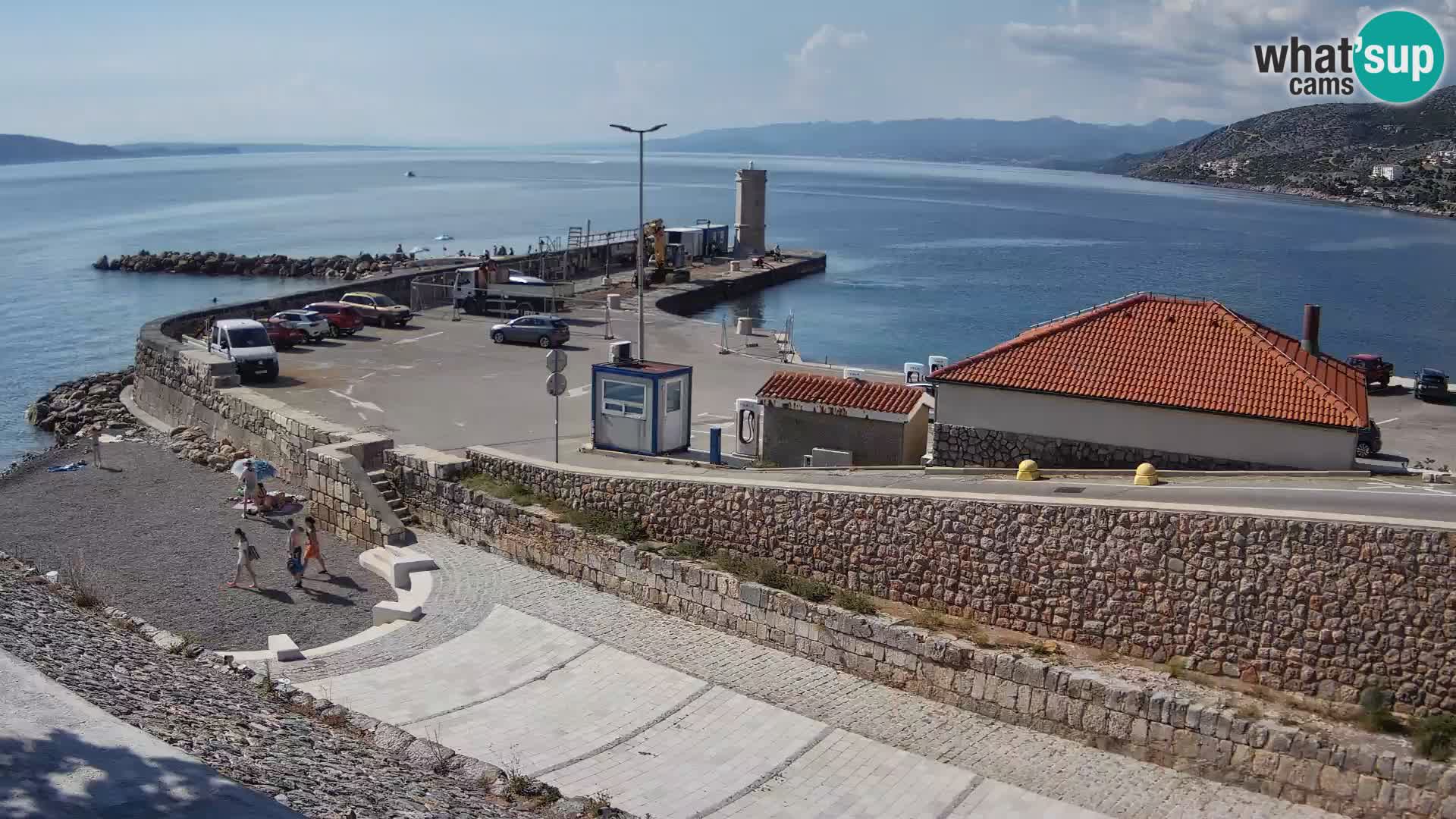 Senj Harbour Webcam – Breakwater & Lighthouse Live View