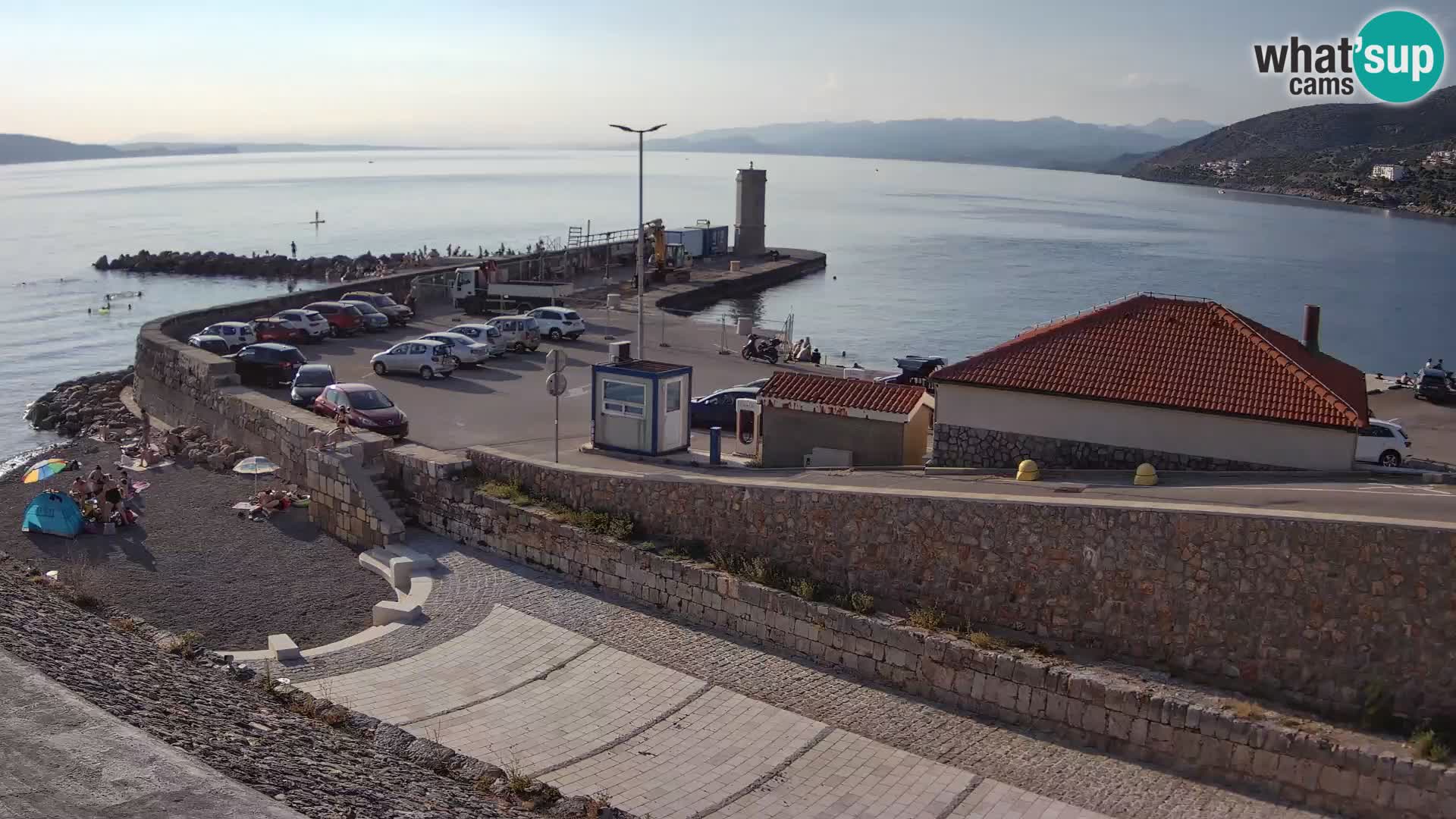 Webcam Porto di Segna – Frangiflutti e Faro in diretta