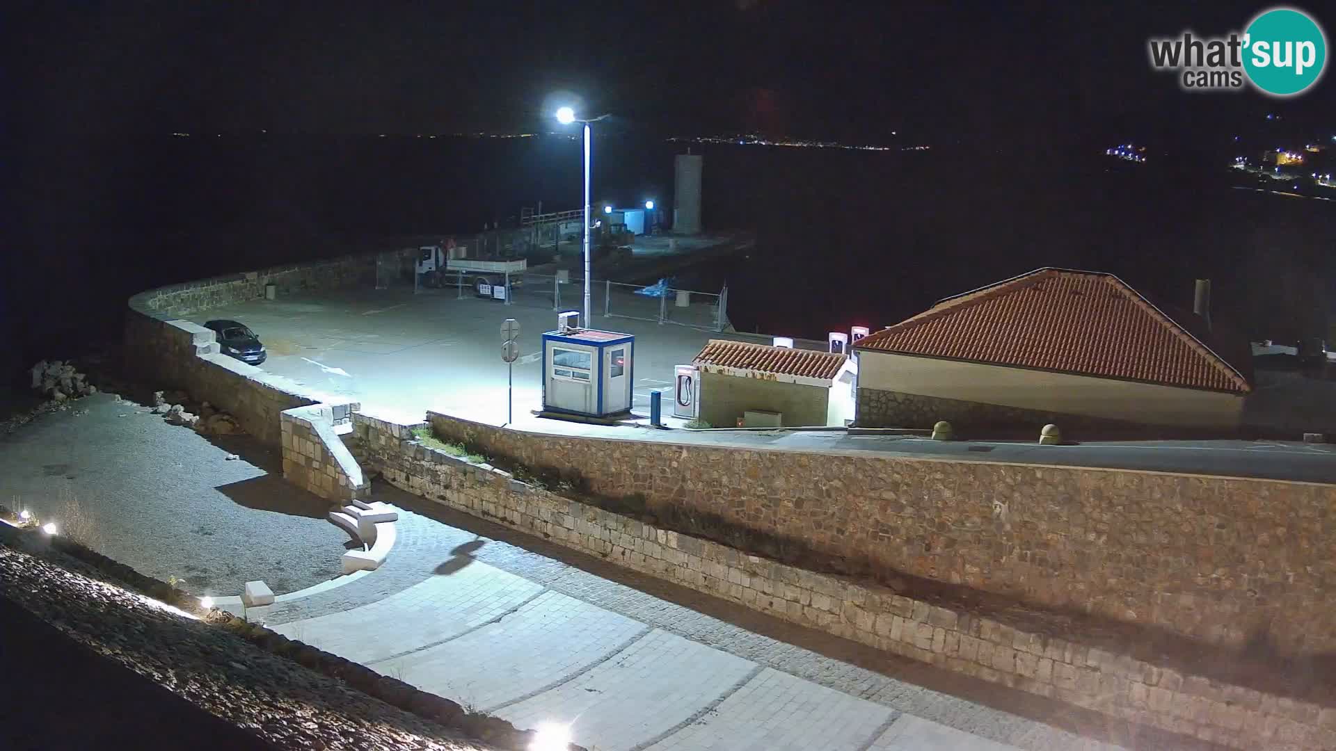 Webcam puerto de Senj – Rompeolas y faro en directo