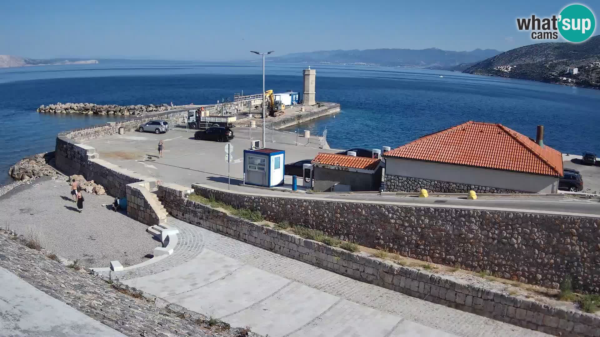 Senj Harbour Webcam – Breakwater & Lighthouse Live View