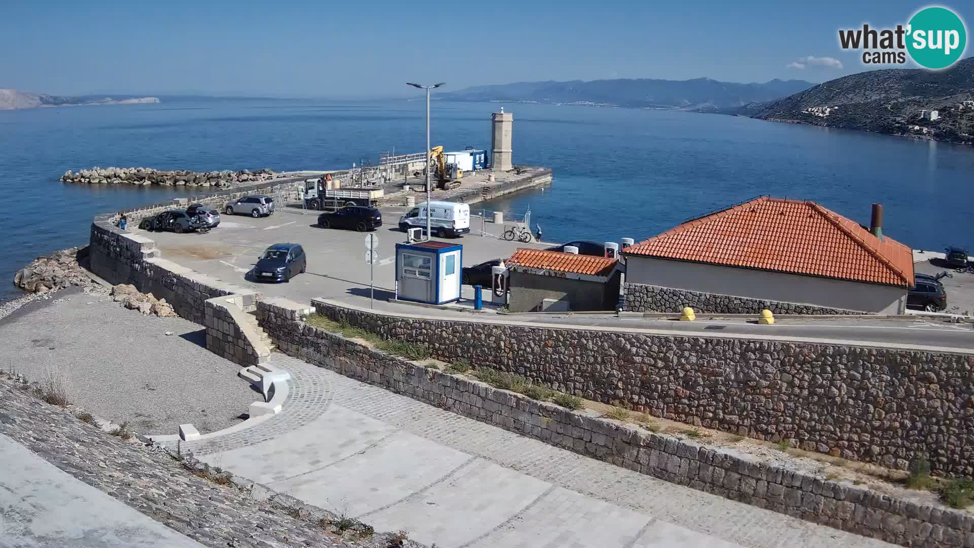 Senj Harbour Webcam – Breakwater & Lighthouse Live View