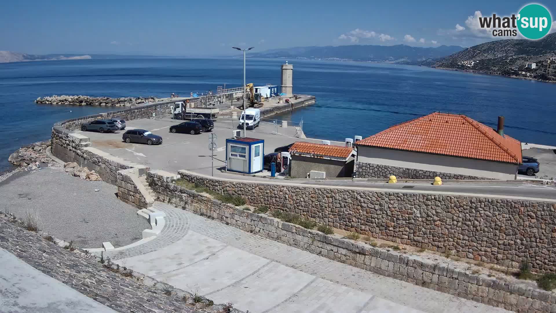 Senj Harbour Webcam – Breakwater & Lighthouse Live View