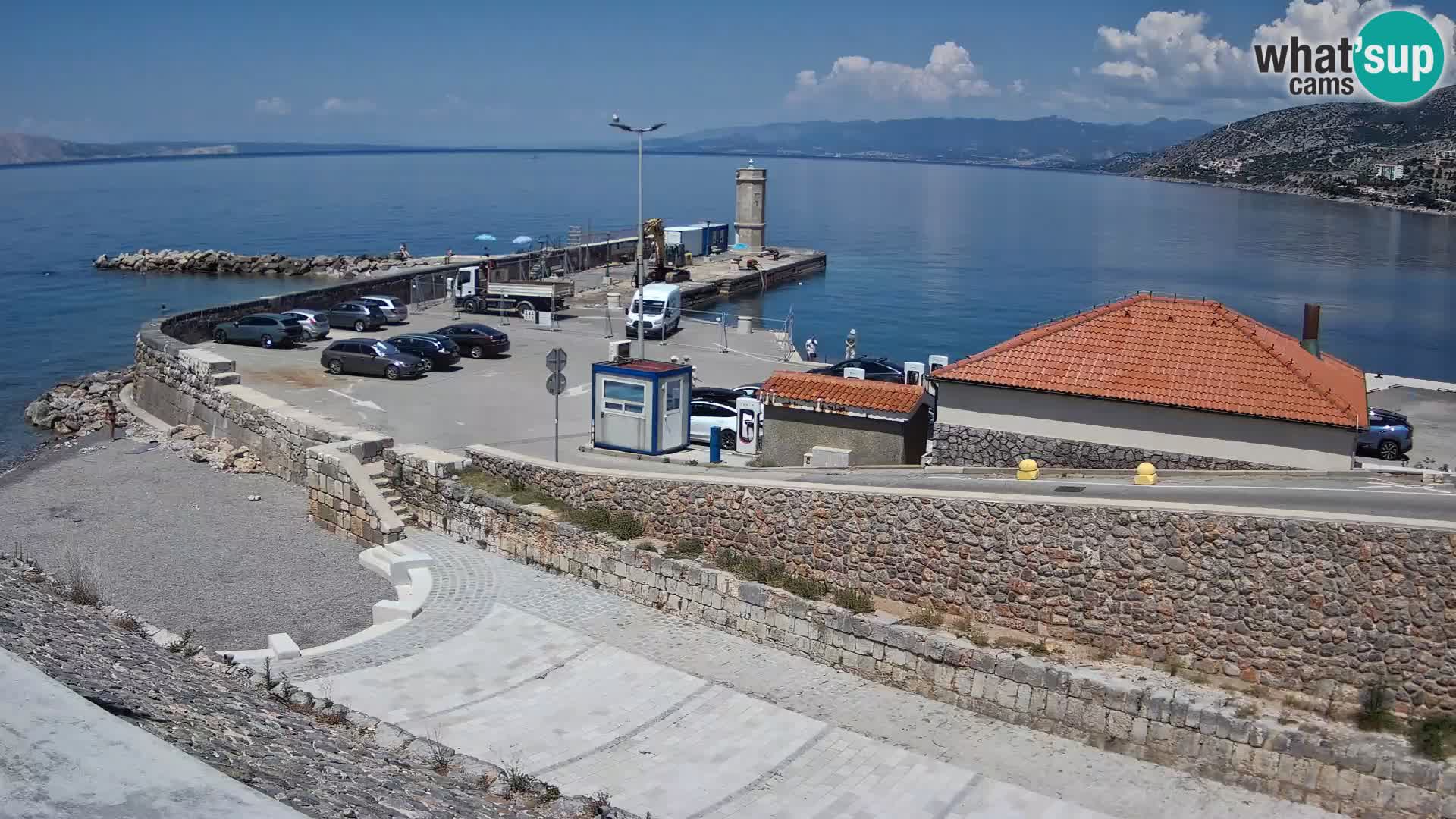 Web kamera Senj luka – Lukobran i svjetionik uživo