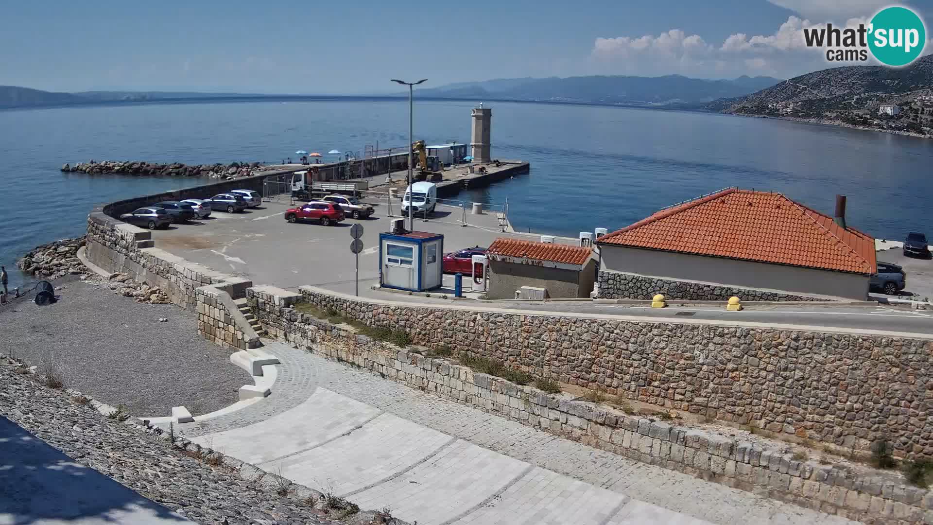 Senj Harbour Webcam – Breakwater & Lighthouse Live View