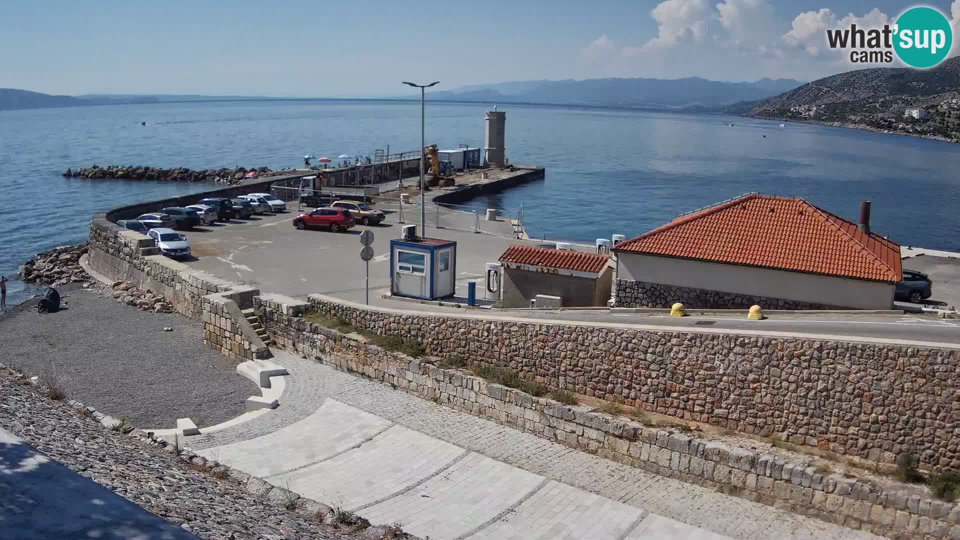 Webcam Porto di Segna – Frangiflutti e Faro in diretta