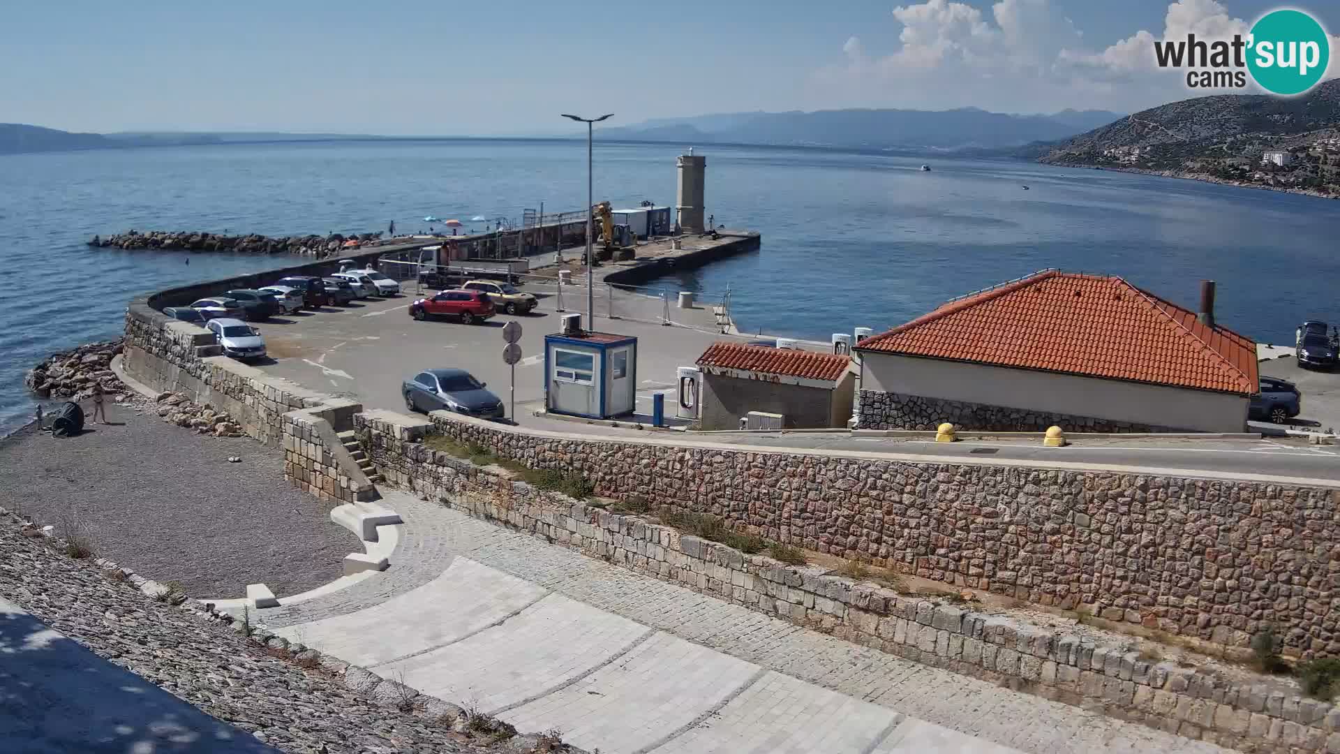 Webcam Porto di Segna – Frangiflutti e Faro in diretta