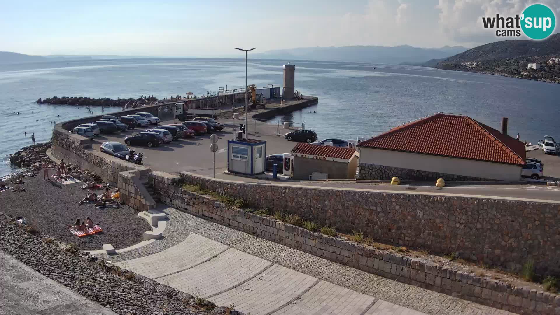 Senj Harbour Webcam – Breakwater & Lighthouse Live View
