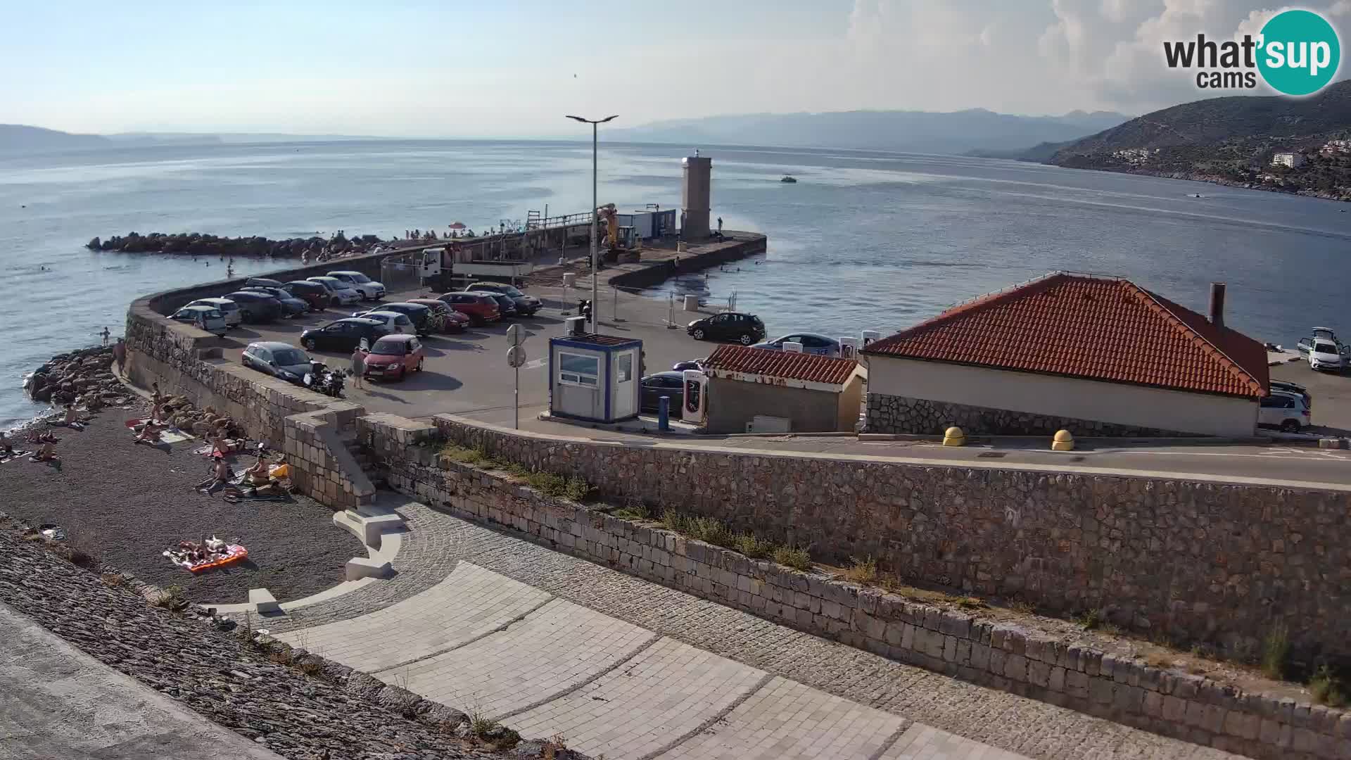 Senj Harbour Webcam – Breakwater & Lighthouse Live View