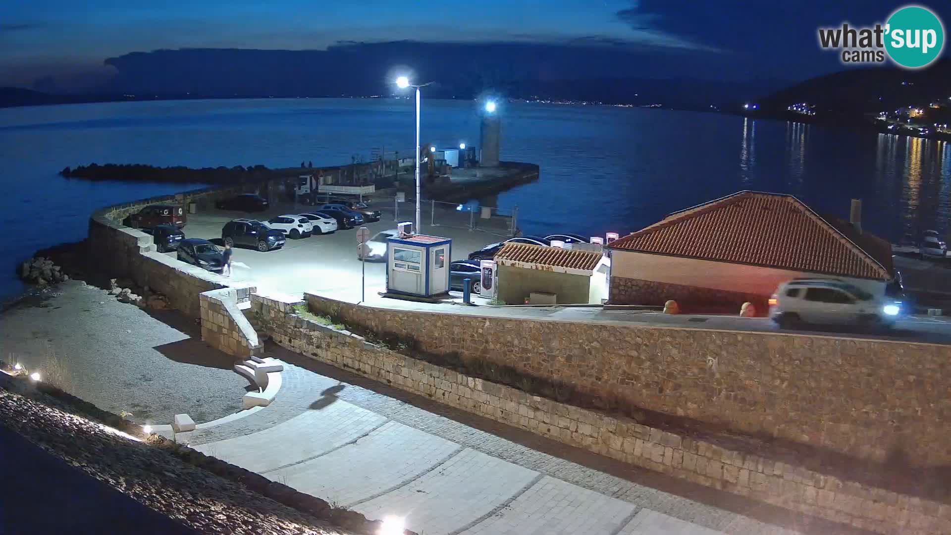 Senj Harbour Webcam – Breakwater & Lighthouse Live View