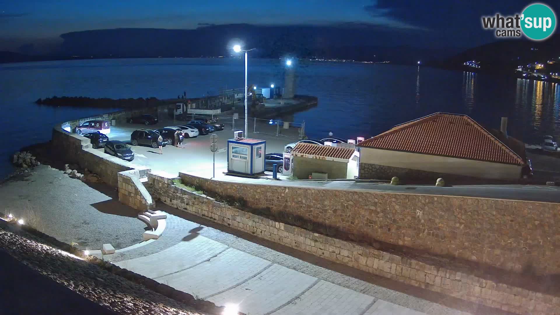Webcam puerto de Senj – Rompeolas y faro en directo