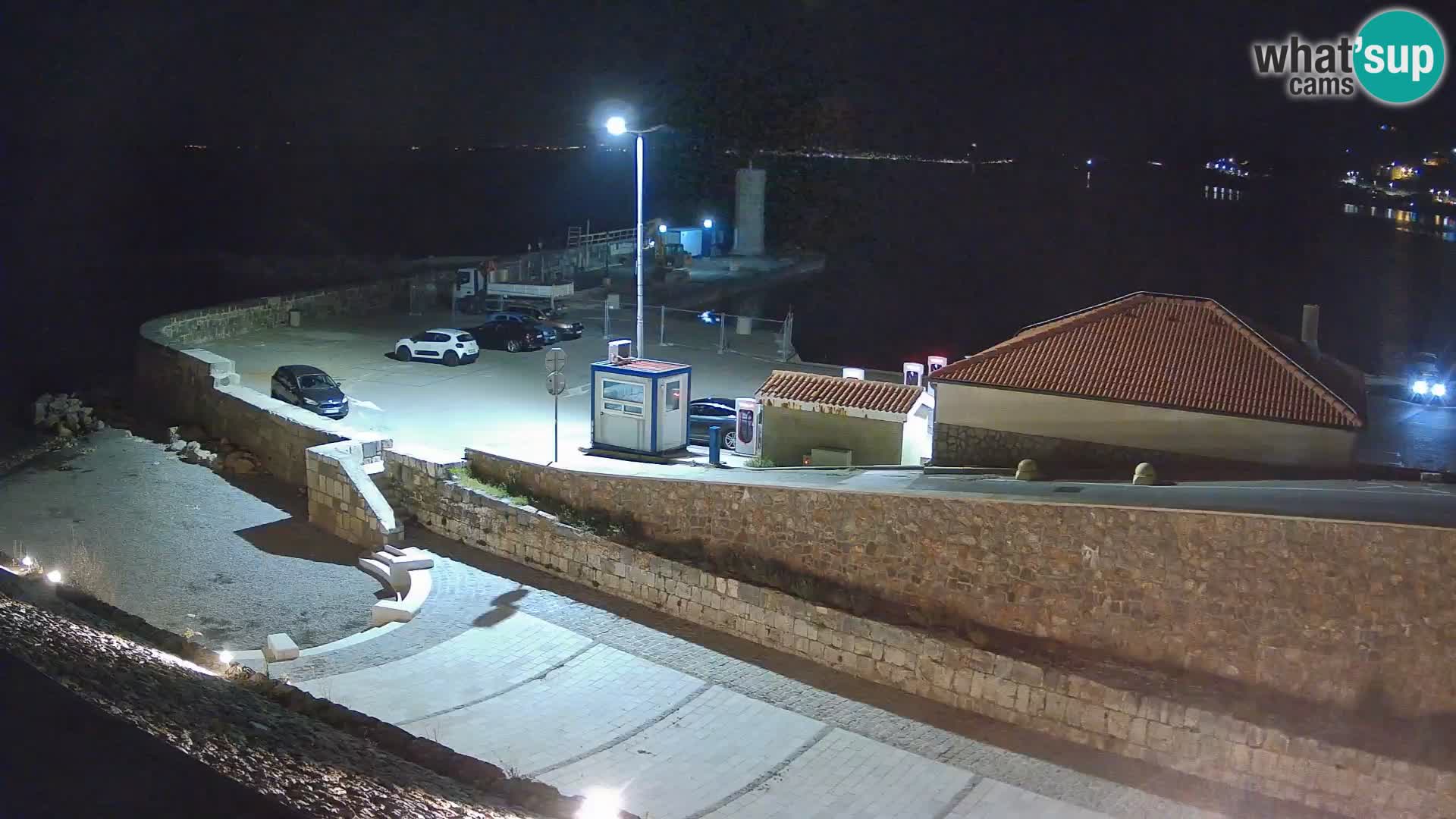 Senj Harbour Webcam – Breakwater & Lighthouse Live View