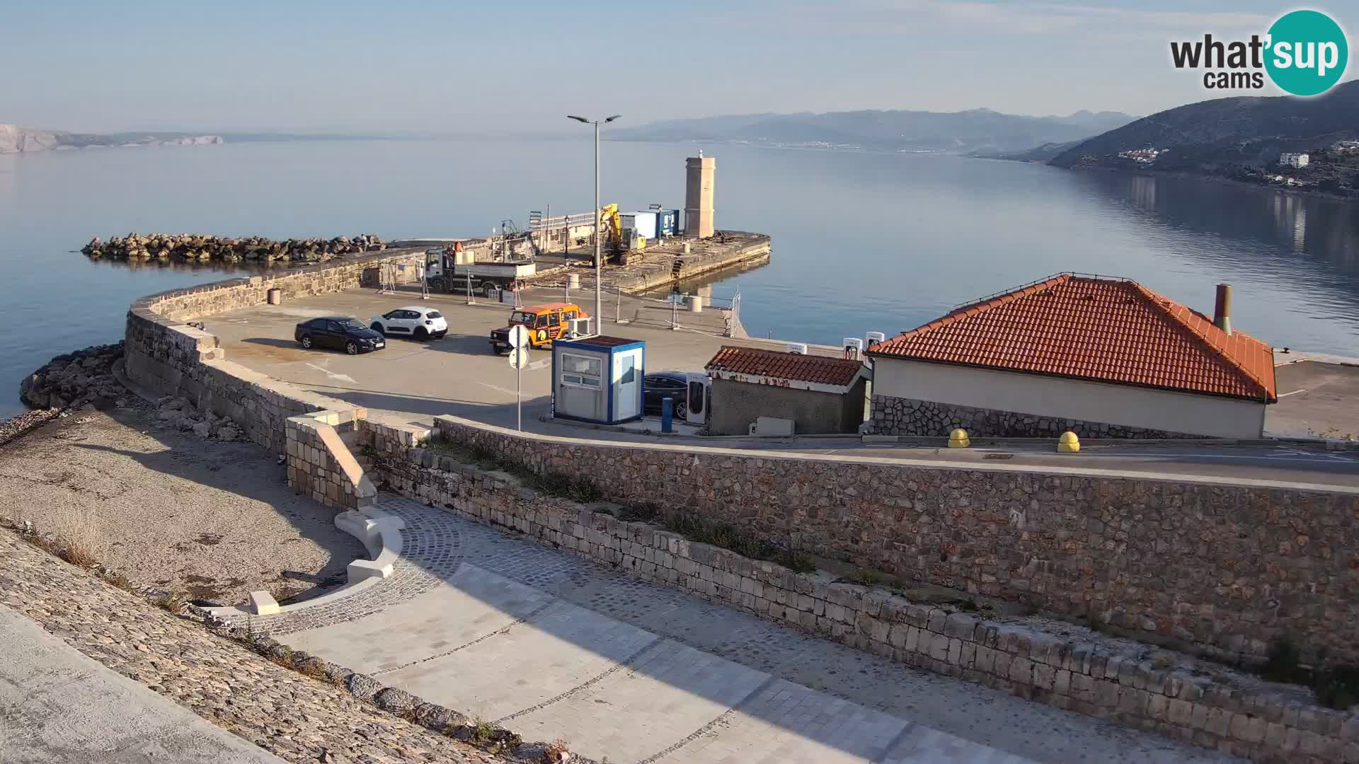Senj Harbour Webcam – Breakwater & Lighthouse Live View