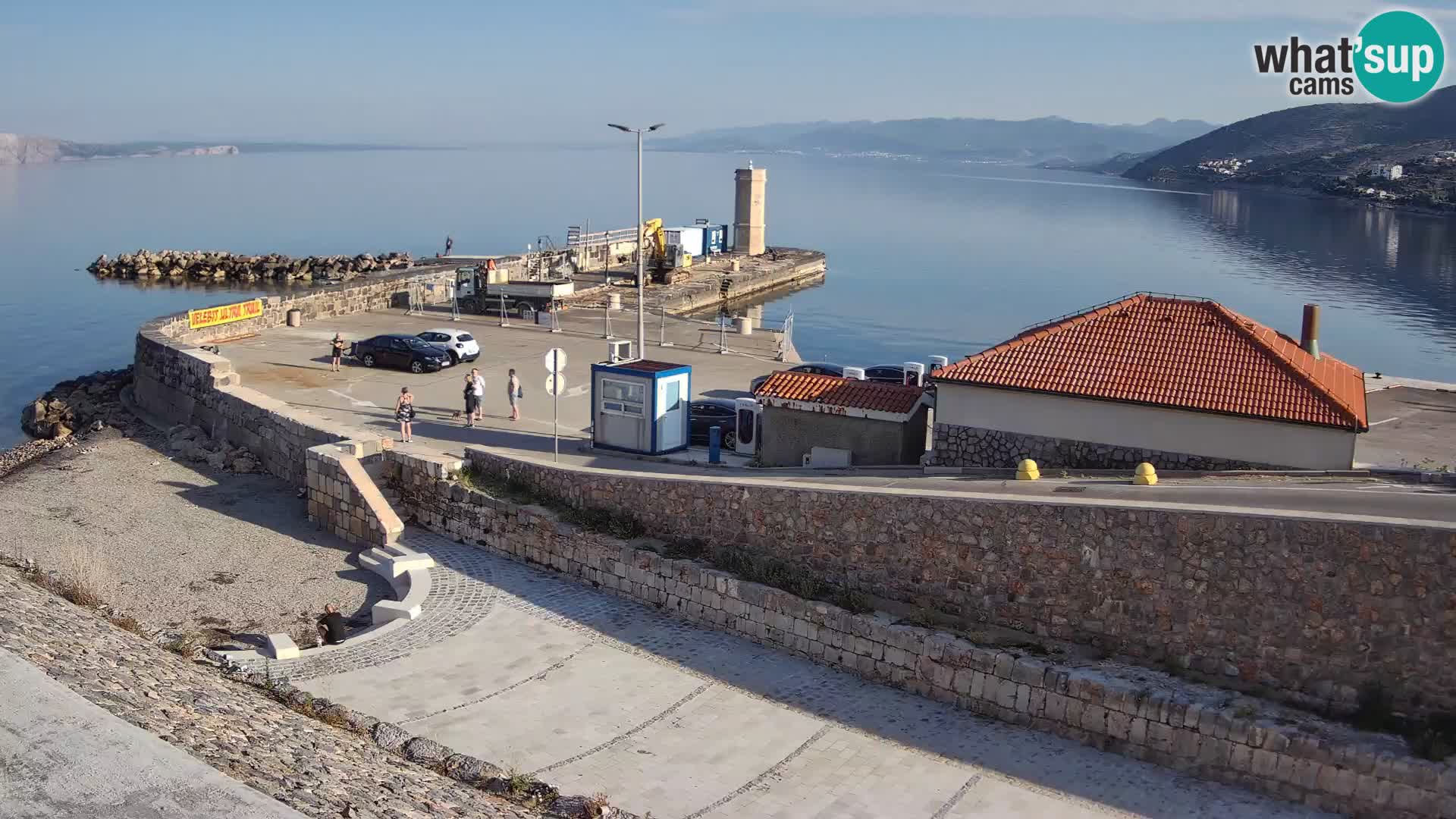 Senj Harbour Webcam – Breakwater & Lighthouse Live View