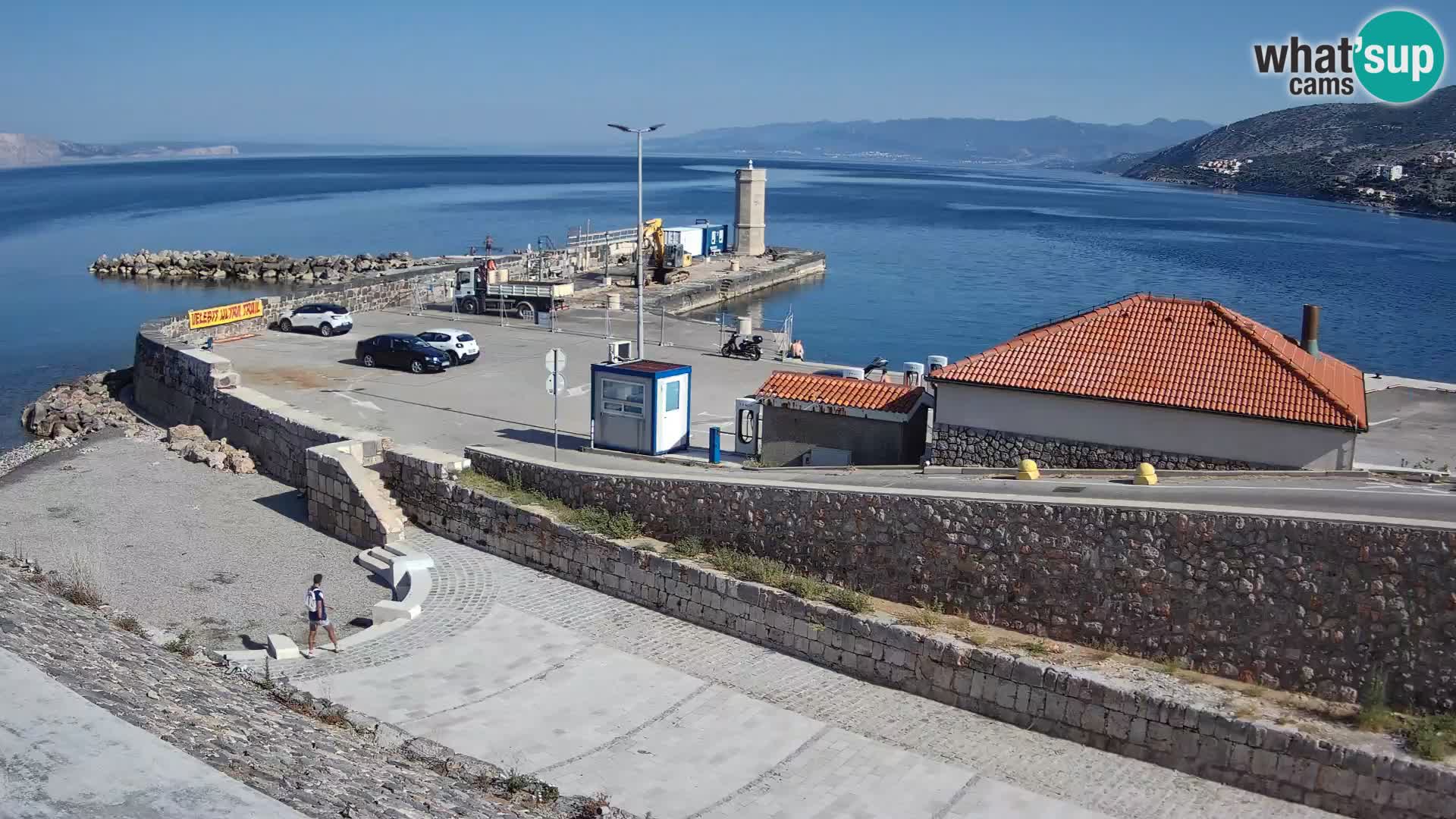 Web kamera Senj luka – Lukobran i svjetionik uživo