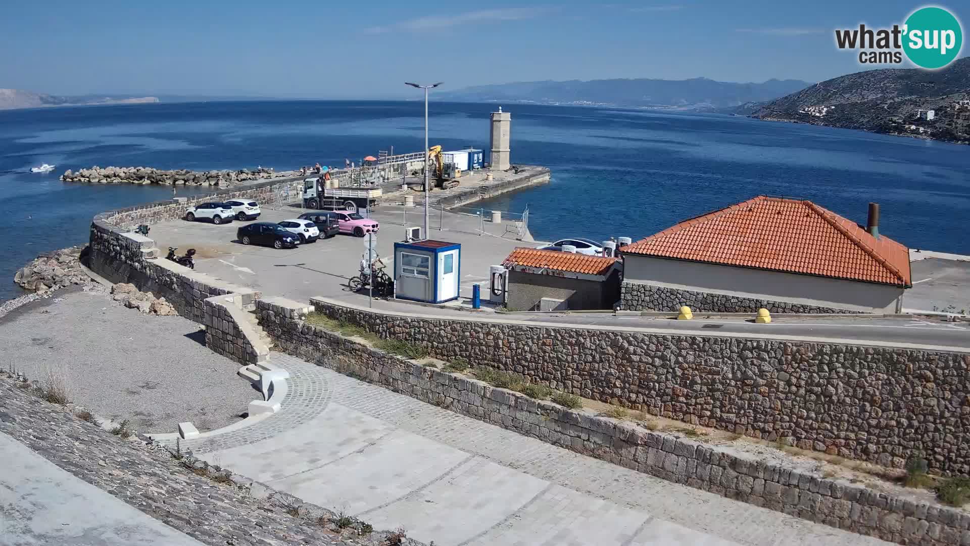 Webcam Porto di Segna – Frangiflutti e Faro in diretta