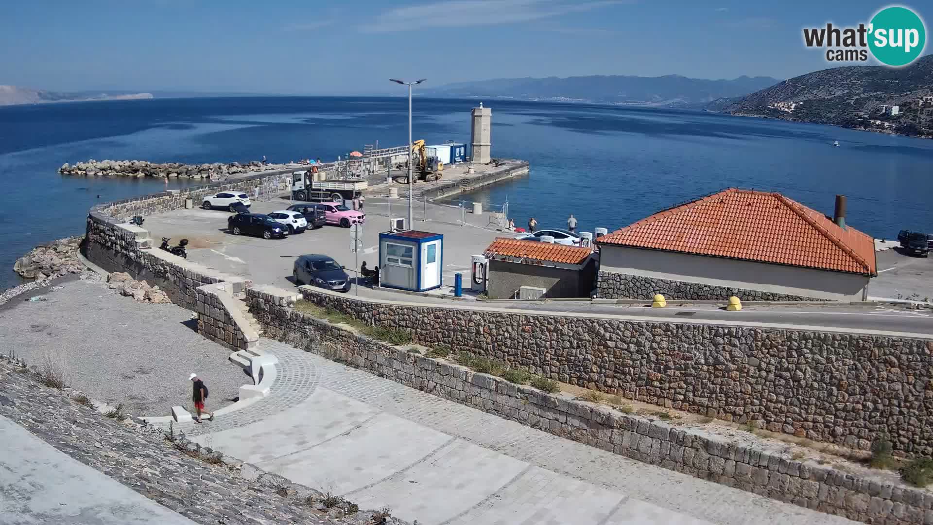 Senj Harbour Webcam – Breakwater & Lighthouse Live View