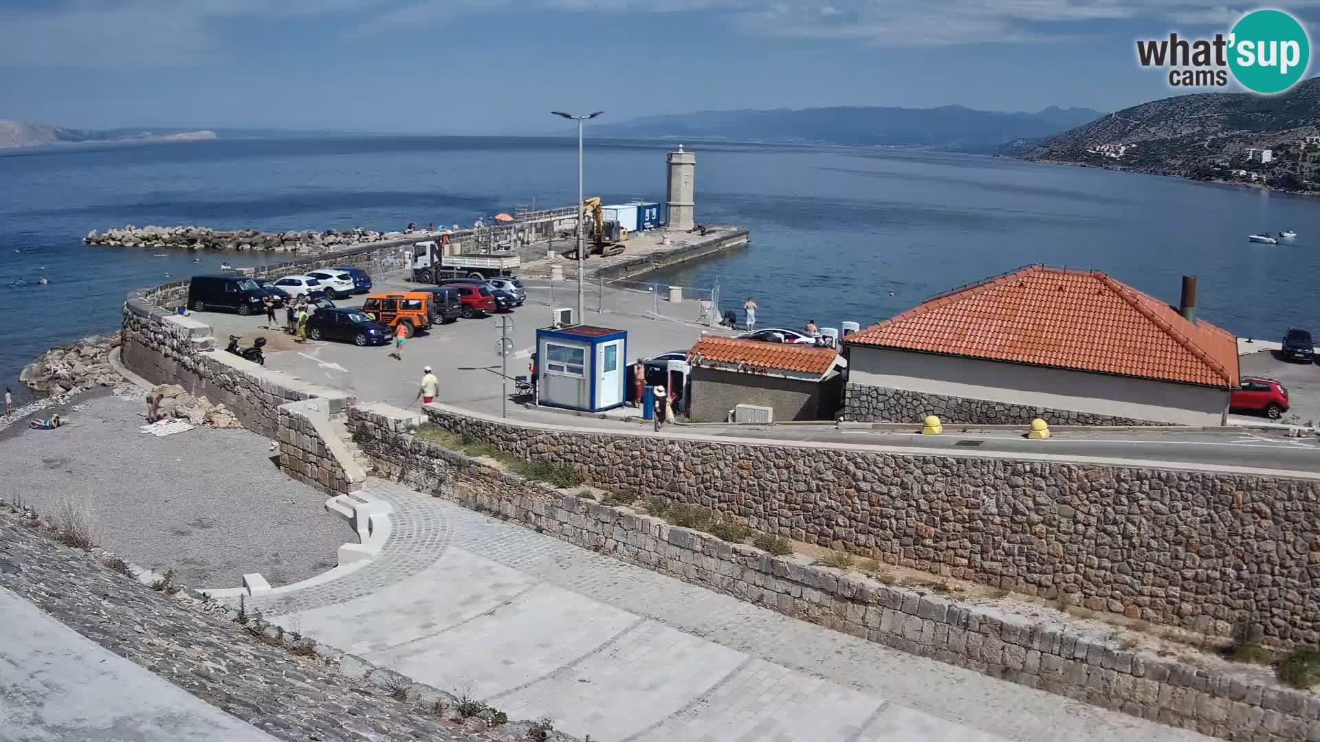 Senj Harbour Webcam – Breakwater & Lighthouse Live View