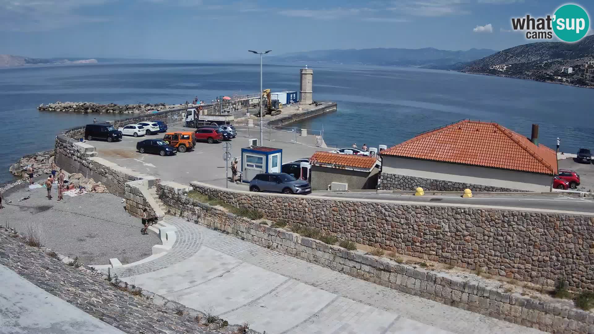 Senj Harbour Webcam – Breakwater & Lighthouse Live View