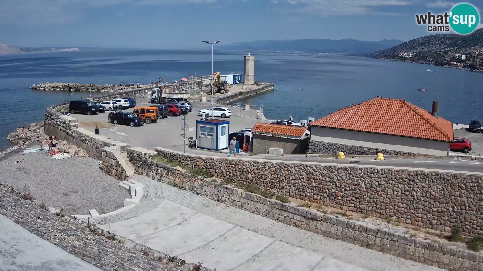 Webcam Porto di Segna – Frangiflutti e Faro in diretta
