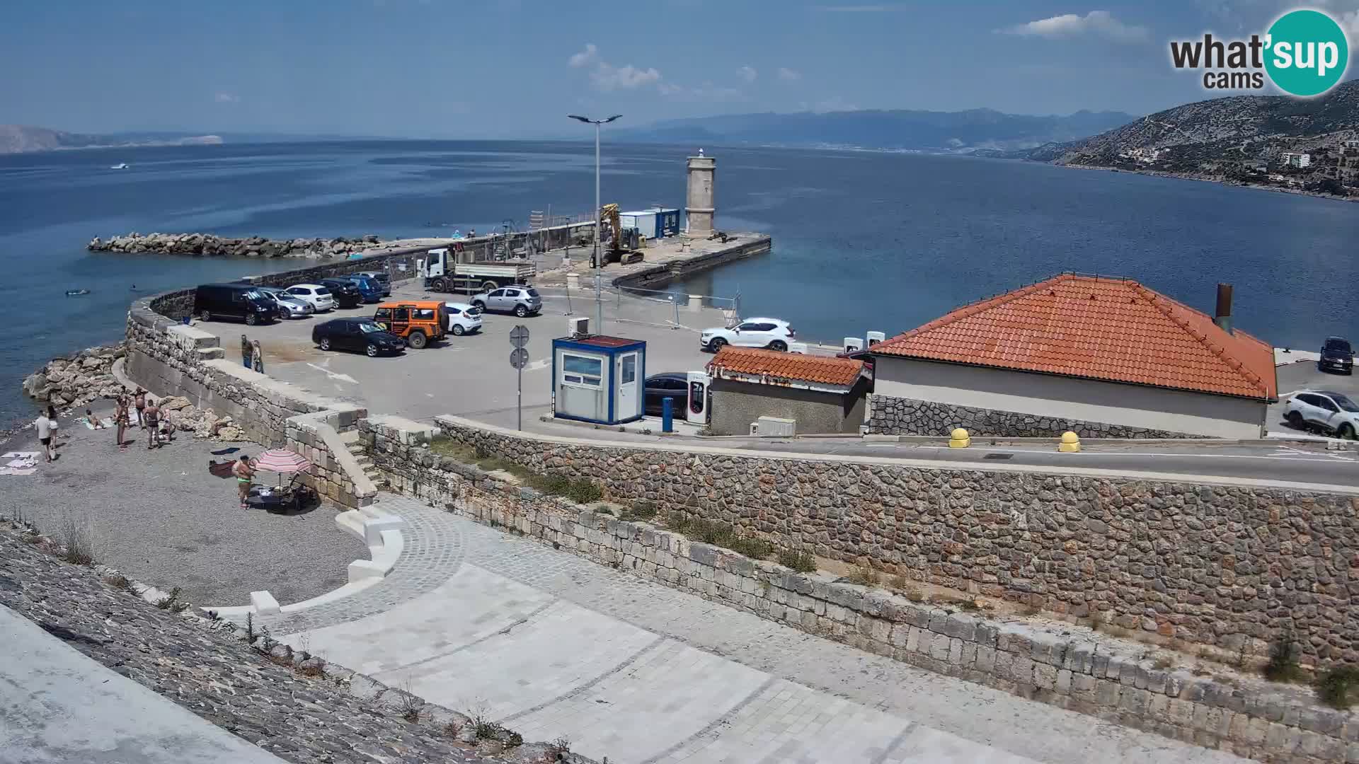 Senj Harbour Webcam – Breakwater & Lighthouse Live View