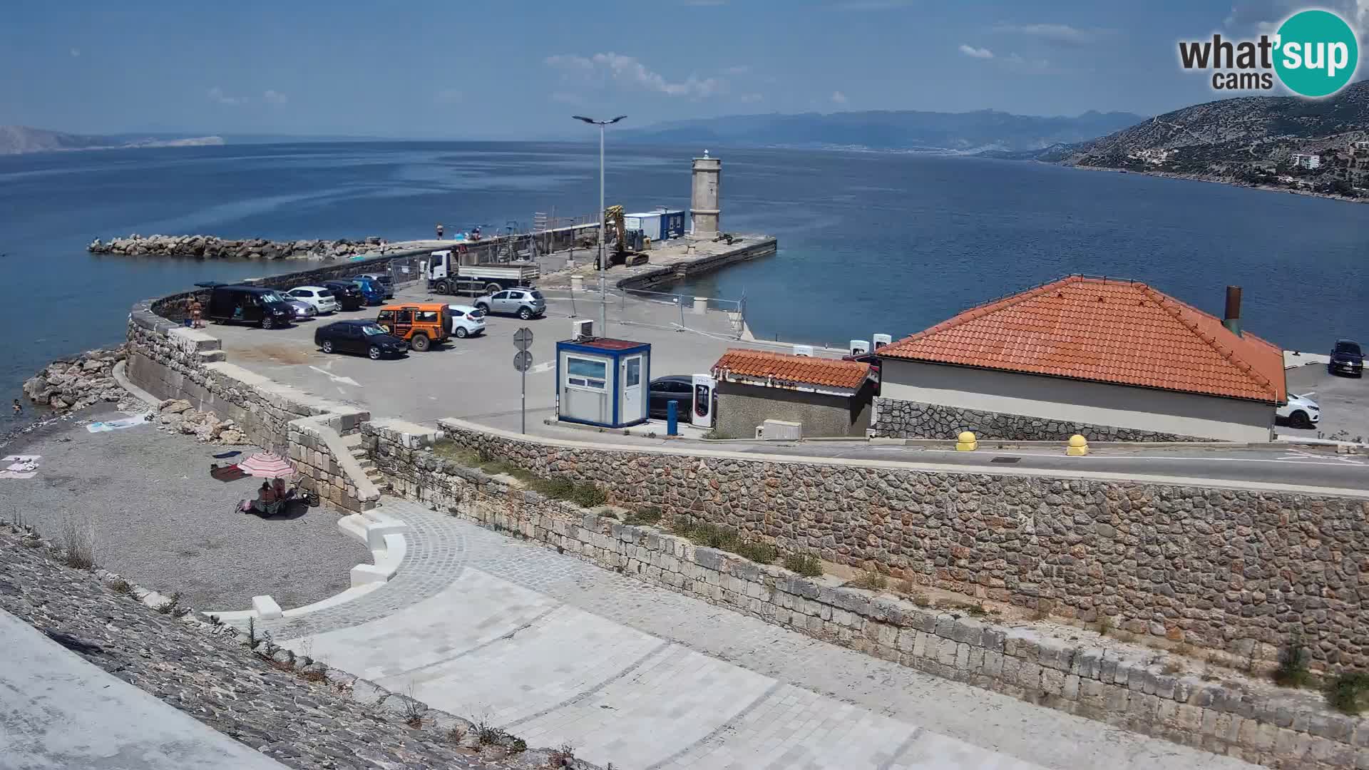 Webcam Porto di Segna – Frangiflutti e Faro in diretta
