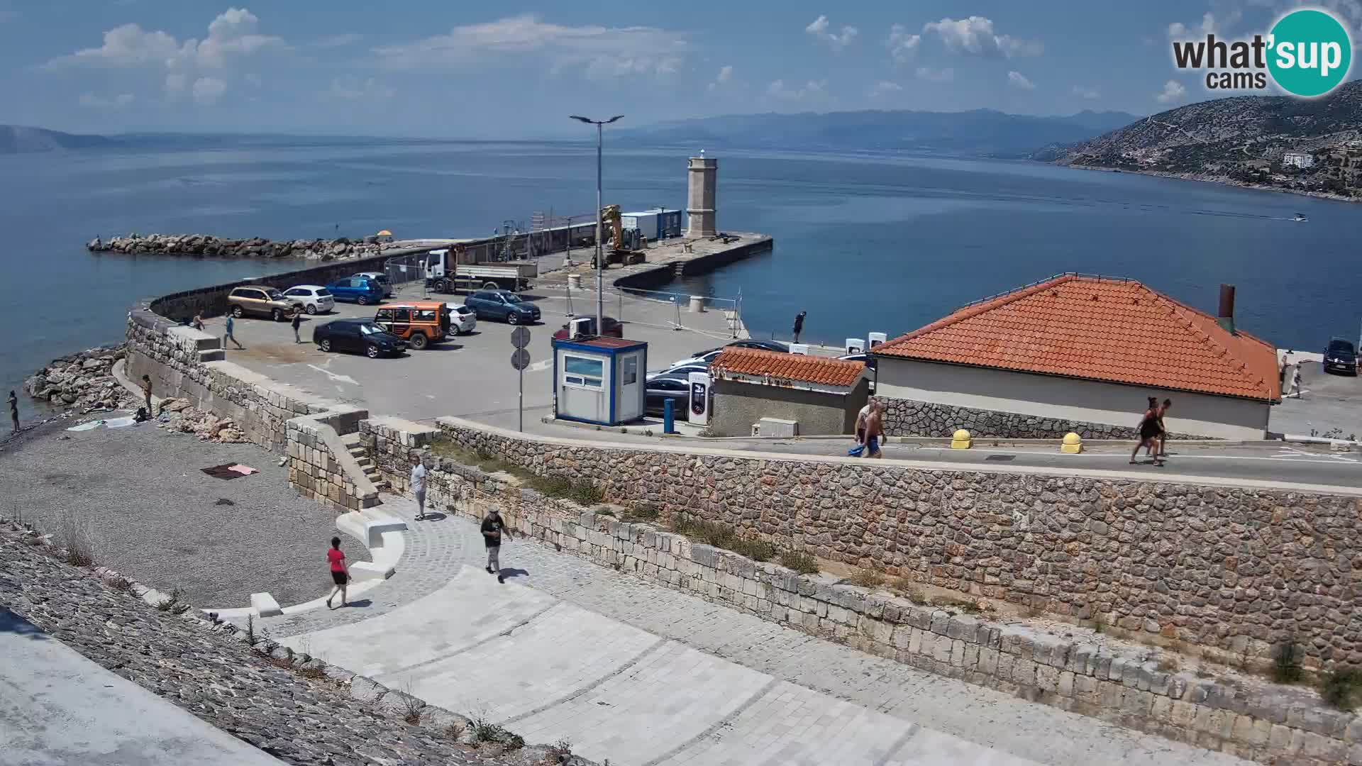 Webcam Porto di Segna – Frangiflutti e Faro in diretta
