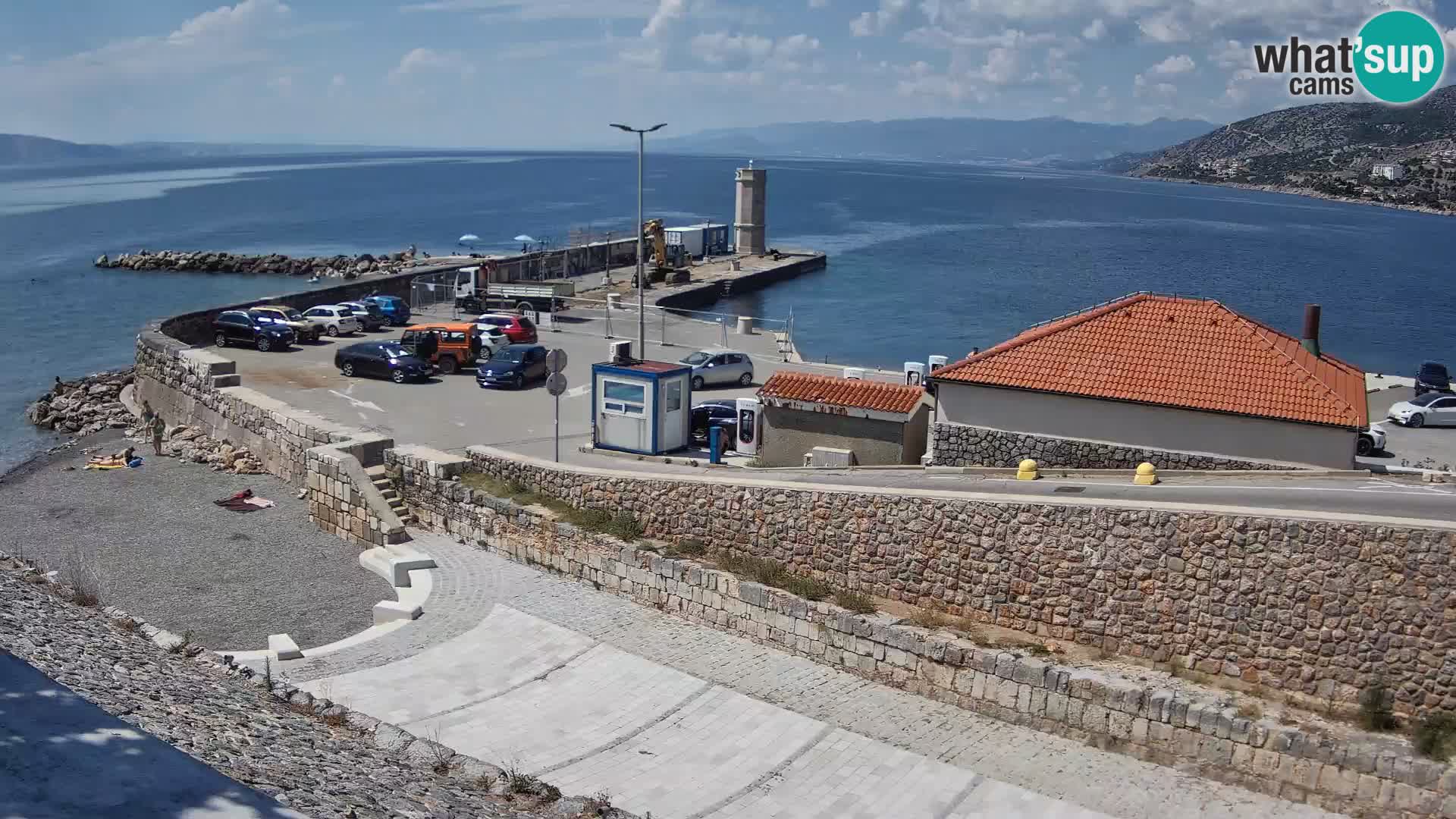 Webcam Porto di Segna – Frangiflutti e Faro in diretta