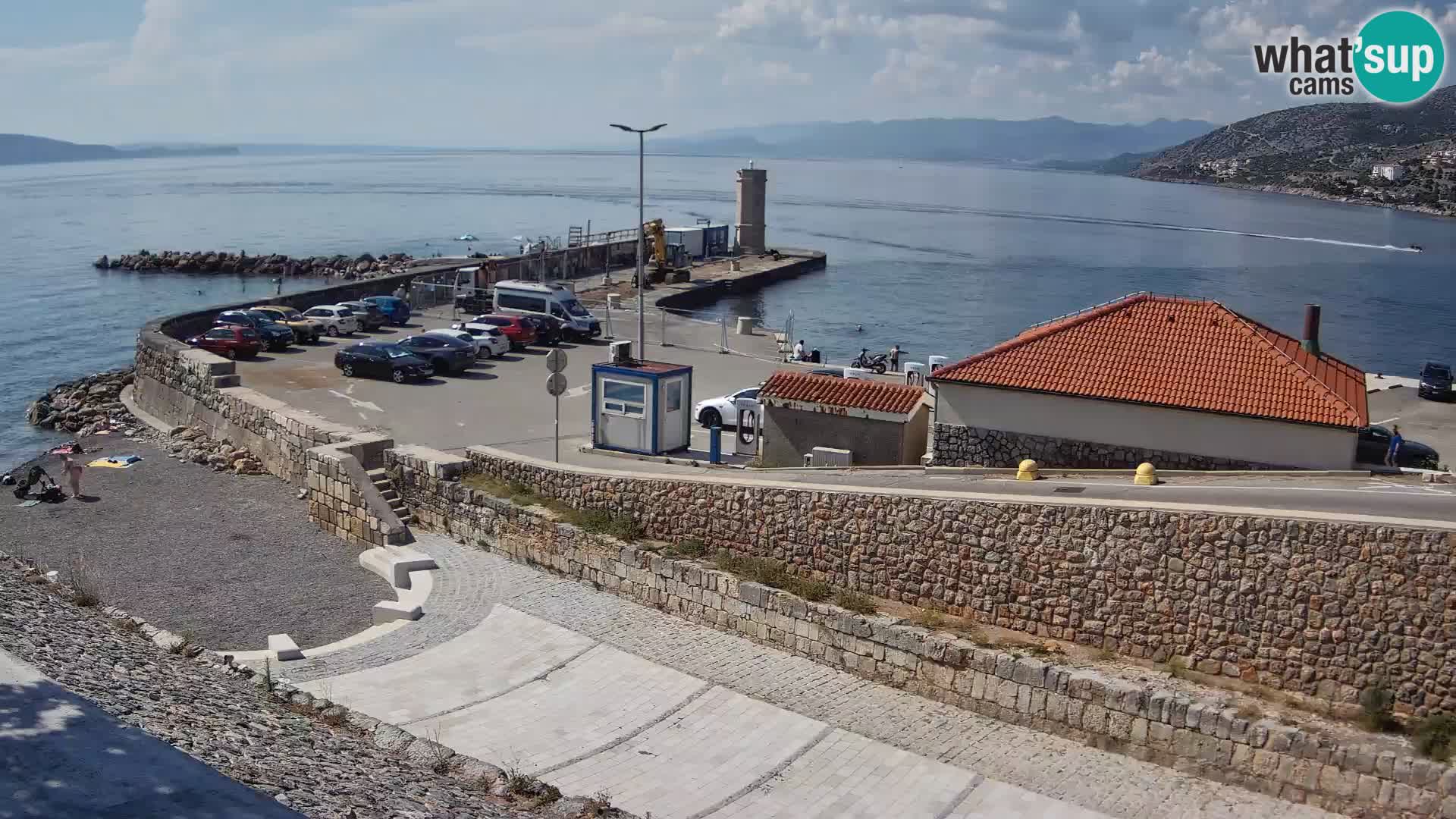 Webcam Porto di Segna – Frangiflutti e Faro in diretta
