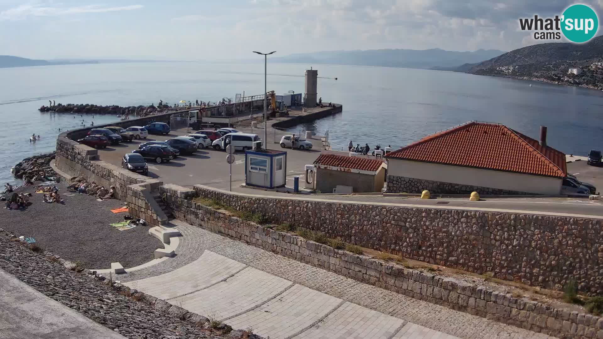 Senj Harbour Webcam – Breakwater & Lighthouse Live View