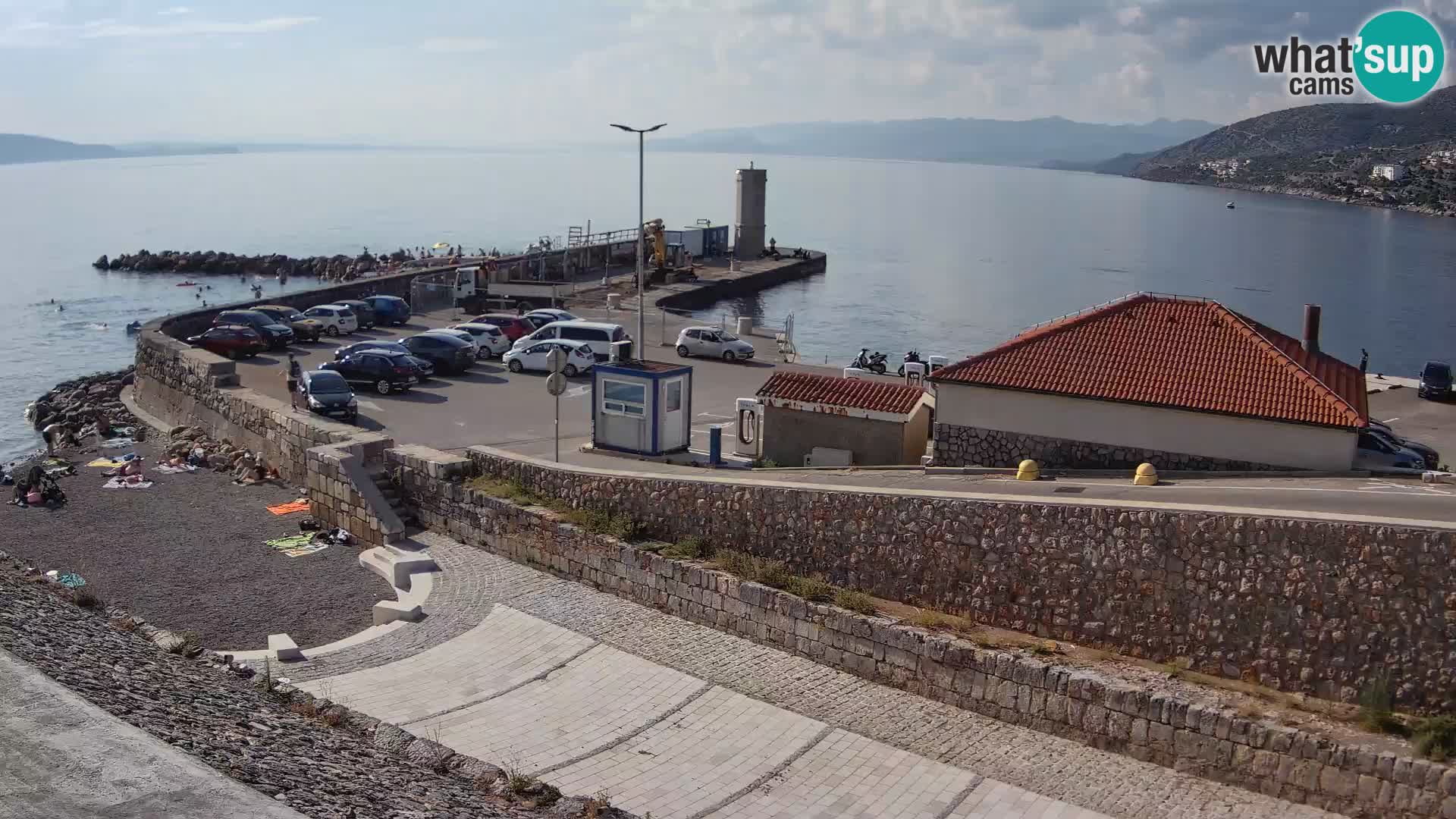 Senj Harbour Webcam – Breakwater & Lighthouse Live View