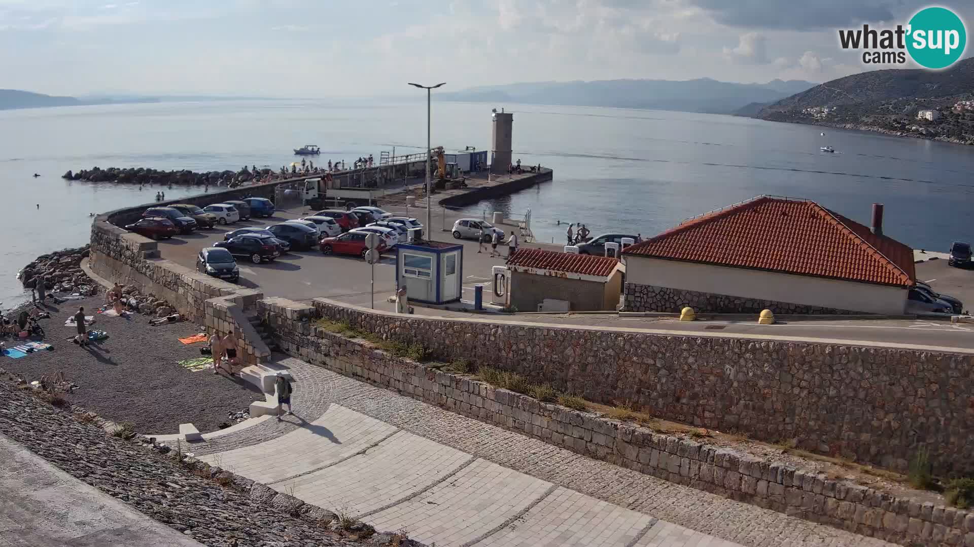Webcam Porto di Segna – Frangiflutti e Faro in diretta